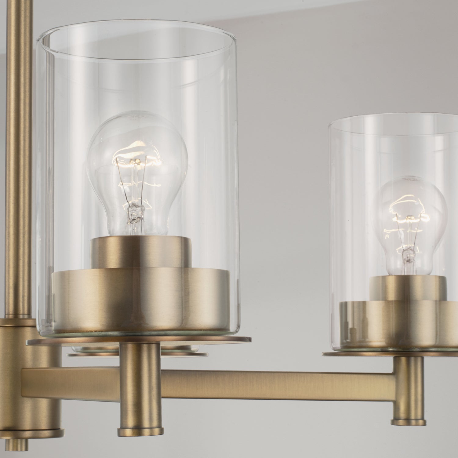 Capital Lighting - 446851AD-532 - Five Light Chandelier - Mason - Aged Brass