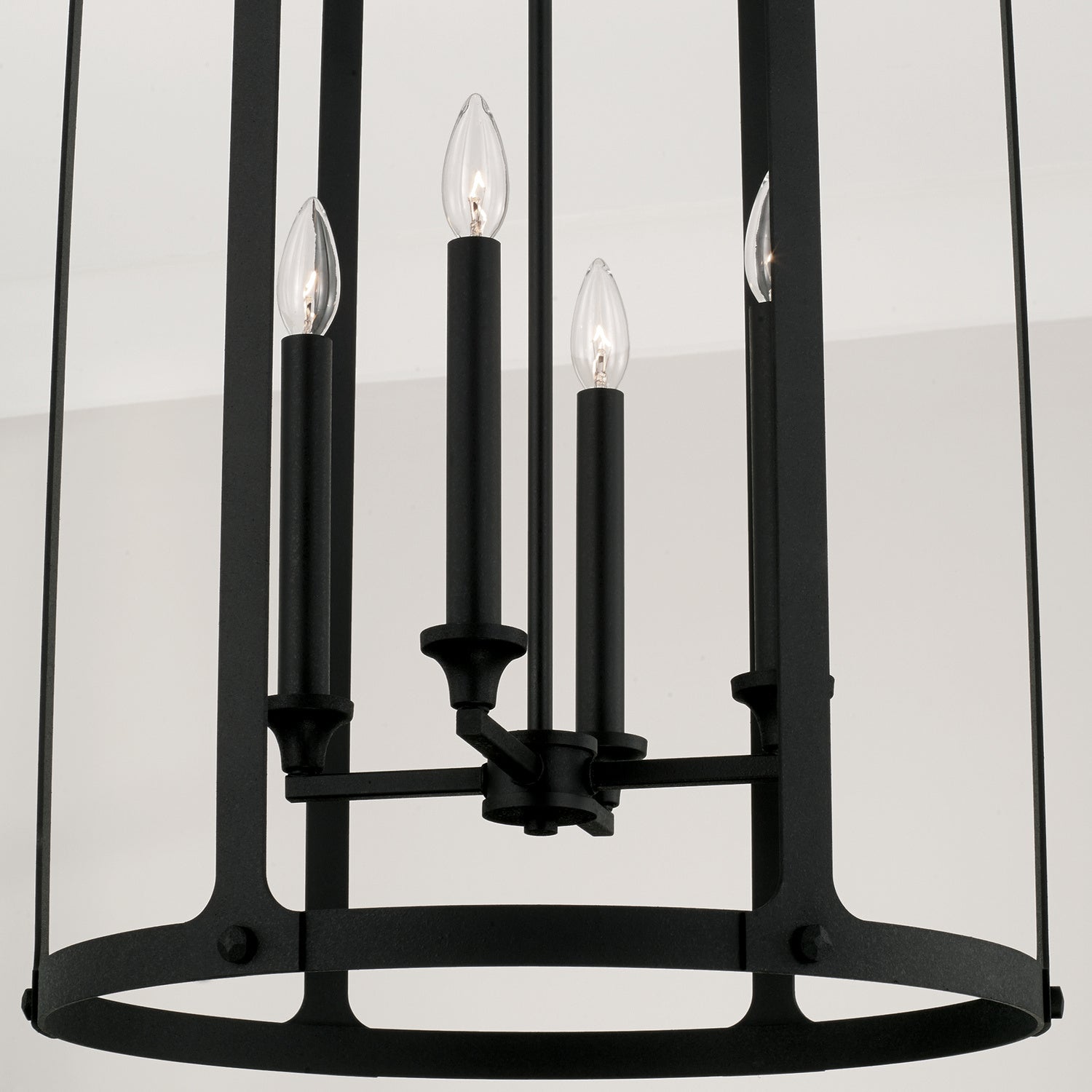 Capital Lighting - 544941BI - Four Light Foyer - Brennen - Black Iron