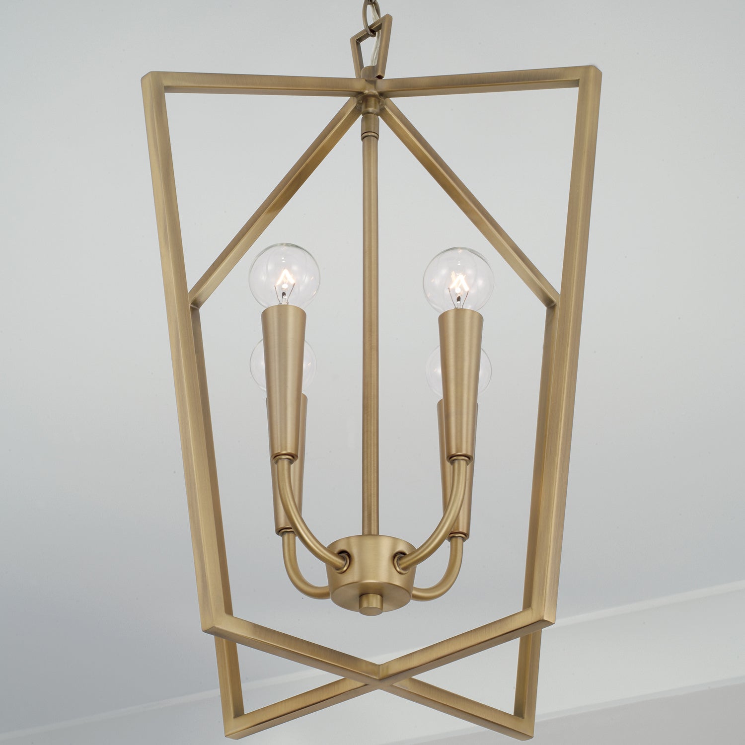 Capital Lighting - 545941AD - Four Light Foyer - Holden - Aged Brass