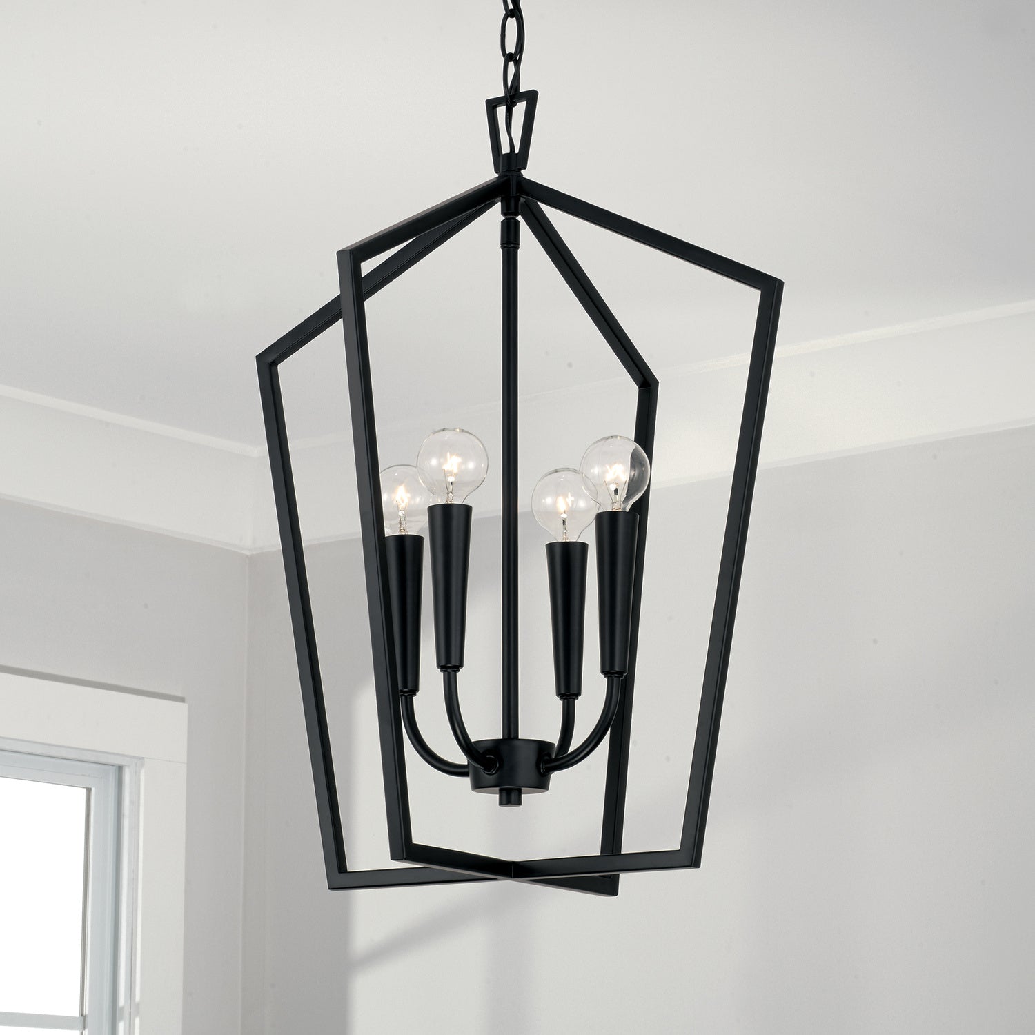 Capital Lighting - 545941MB - Four Light Foyer - Holden - Matte Black