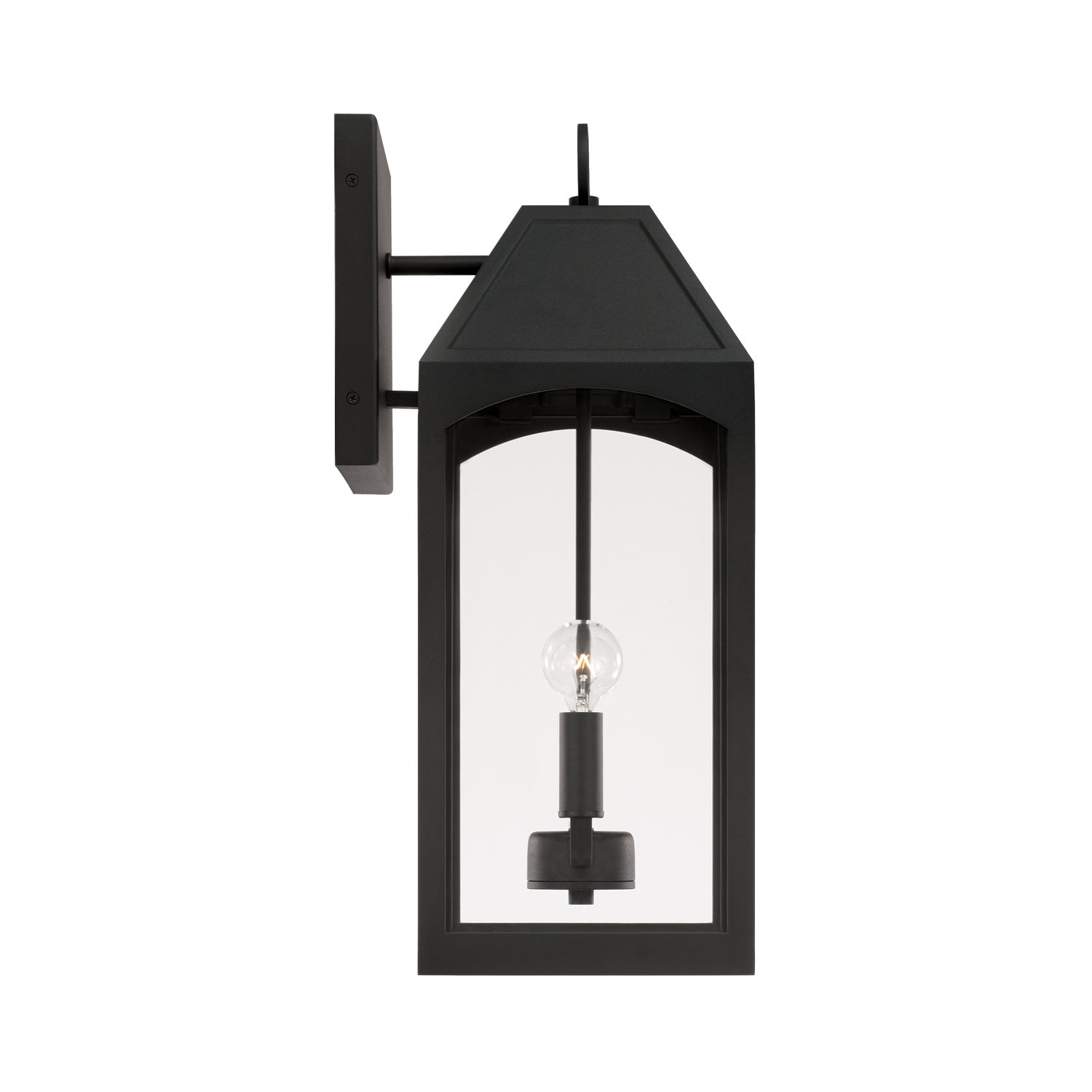 Capital Lighting - 946321BK - Two Light Outdoor Wall Lantern - Burton - Black