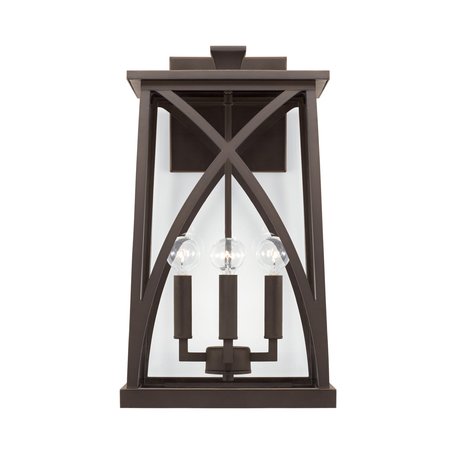 Capital Lighting - 946541OZ - Four Light Outdoor Wall Lantern - Marshall - Oiled Bronze