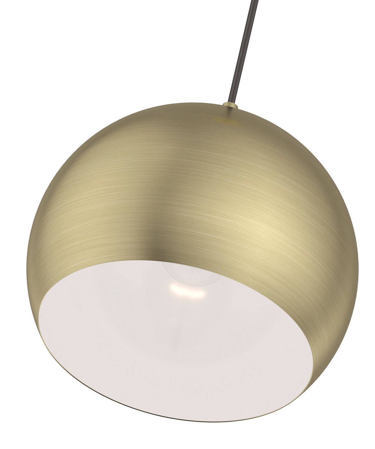 Livex Lighting - 40801-01 - One Light Pendant - Piedmont - Antique Brass