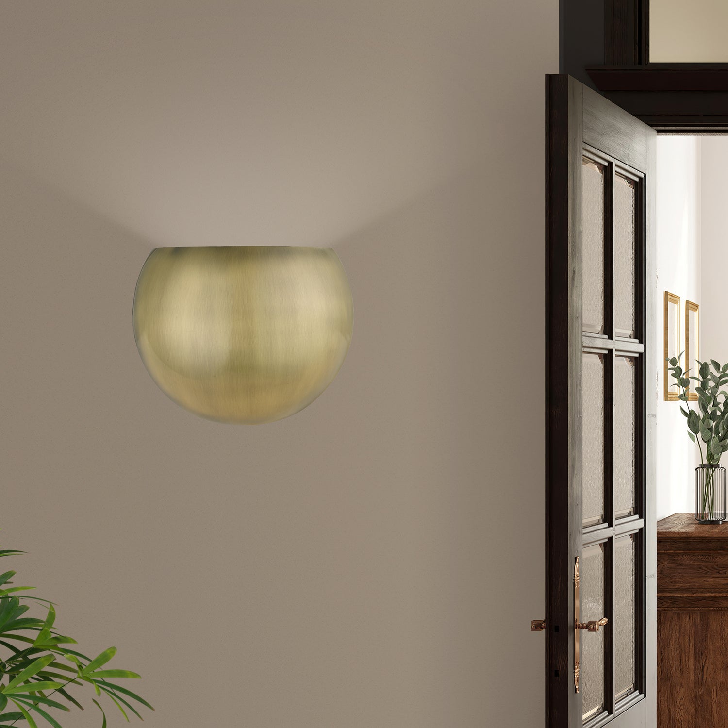 Livex Lighting - 40802-01 - One Light Wall Sconce - Piedmont - Antique Brass
