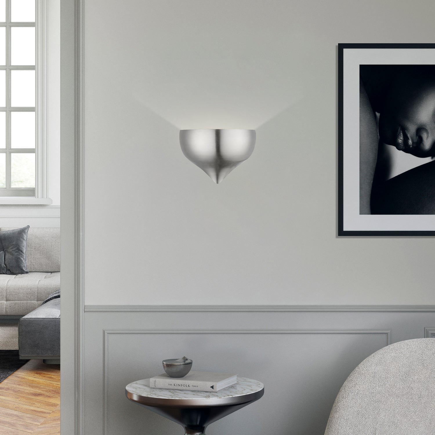 Livex Lighting - 40987-91 - One Light Wall Sconce - Amador - Brushed Nickel