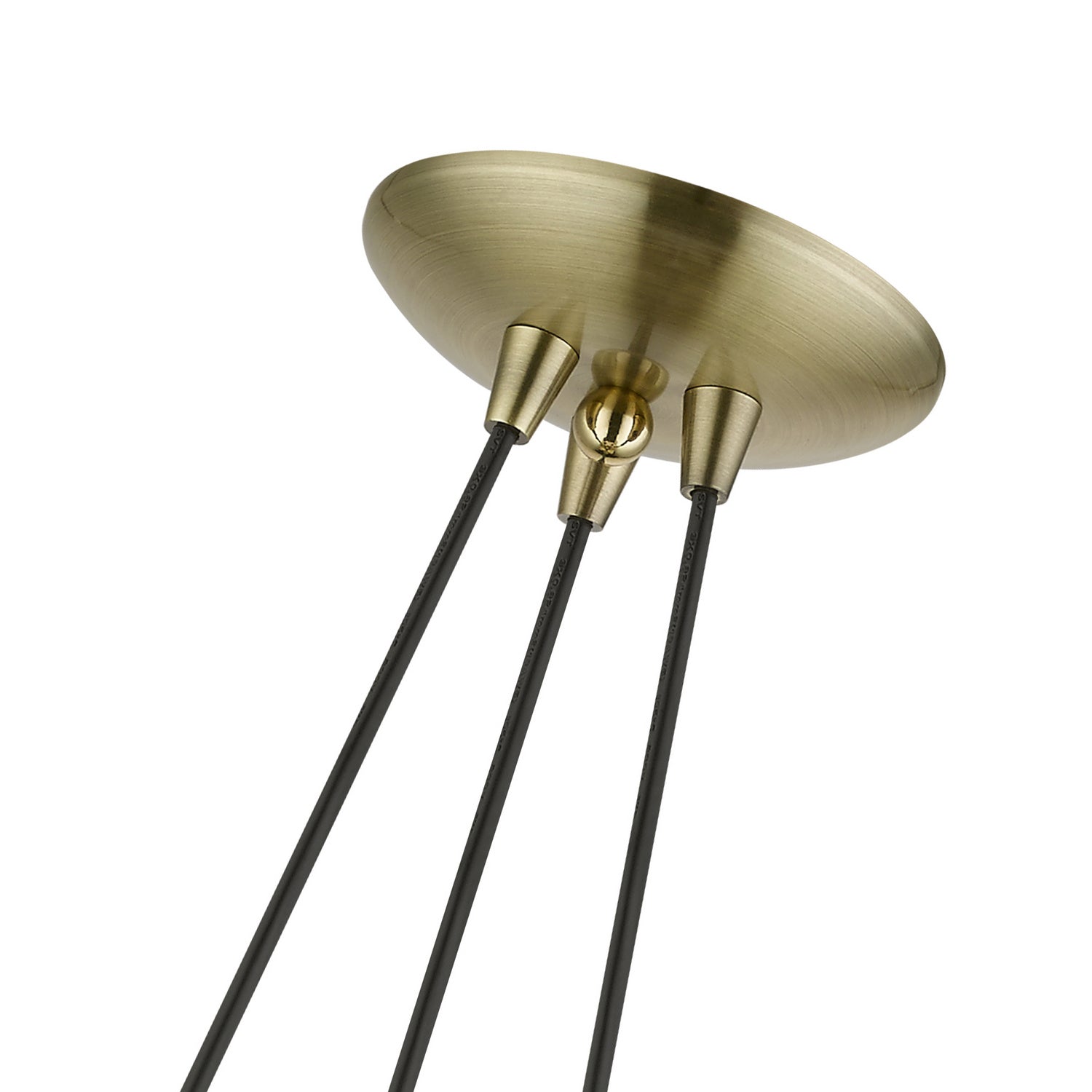 Livex Lighting - 40993-01 - Three Light Pendant - Waldorf - Antique Brass