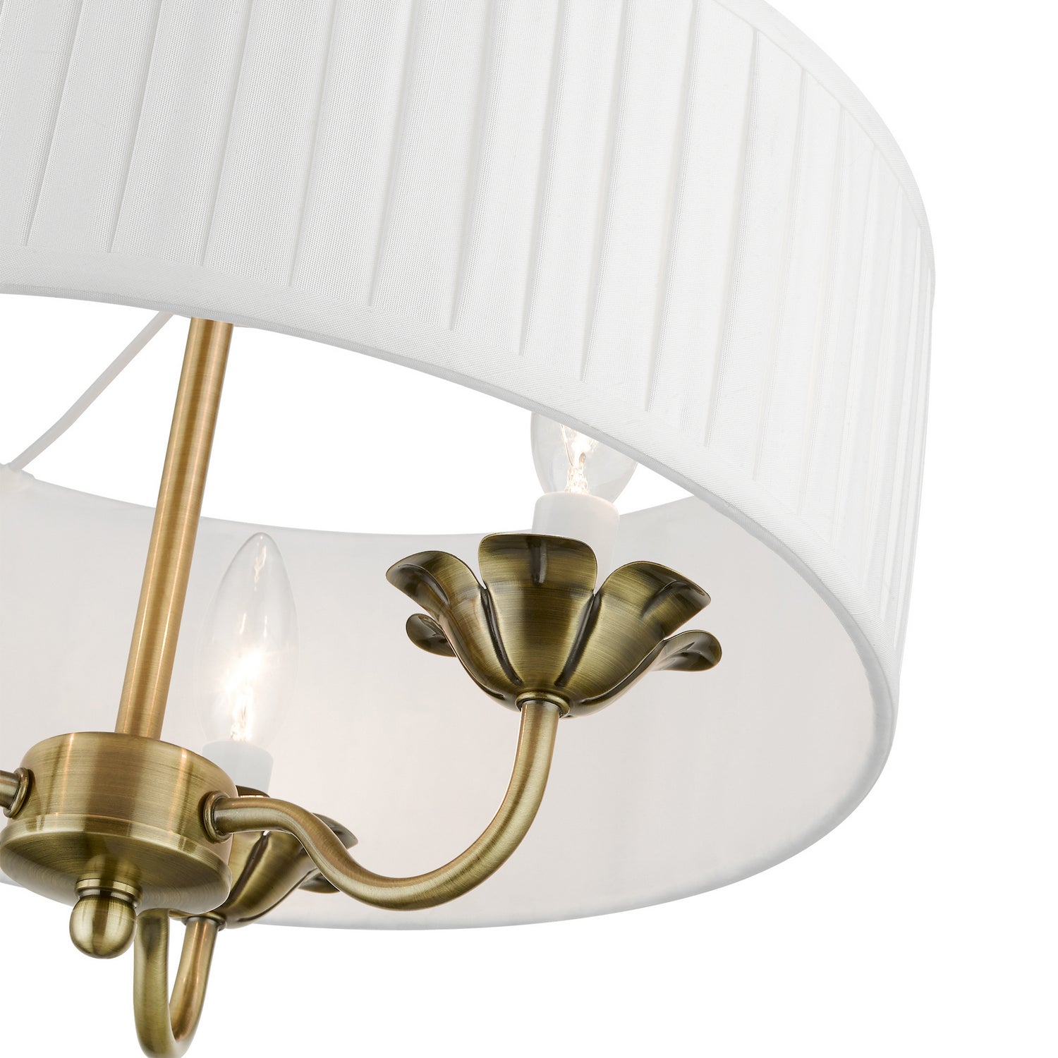 Livex Lighting - 41773-01 - Three Light Pendant - Edinburgh - Antique Brass