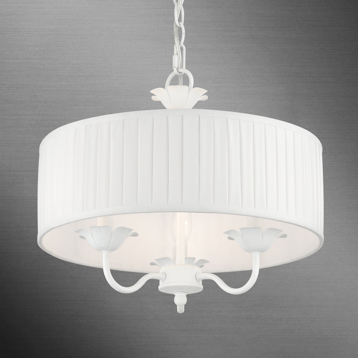 Livex Lighting - 41773-03 - Three Light Pendant - Edinburgh - White
