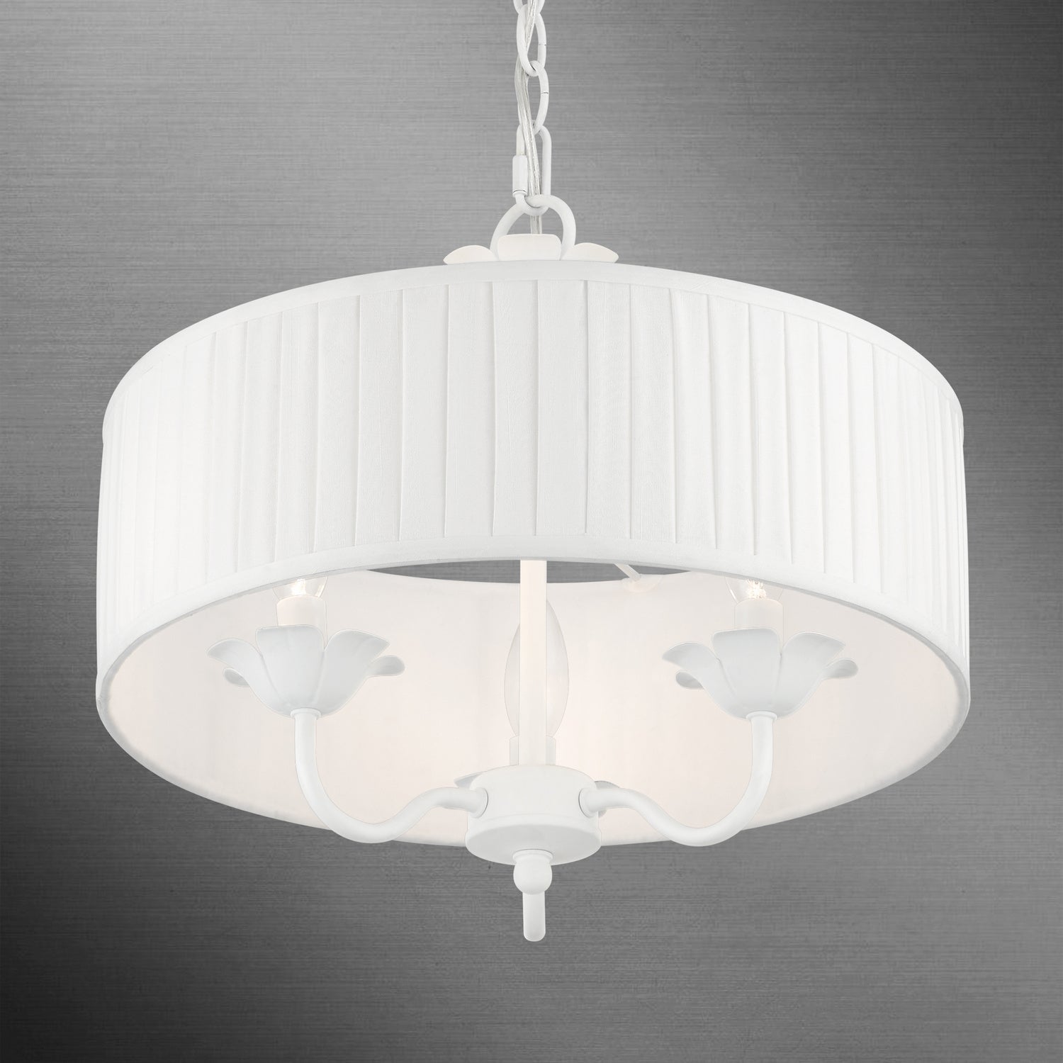 Livex Lighting - 41773-03 - Three Light Pendant - Edinburgh - White