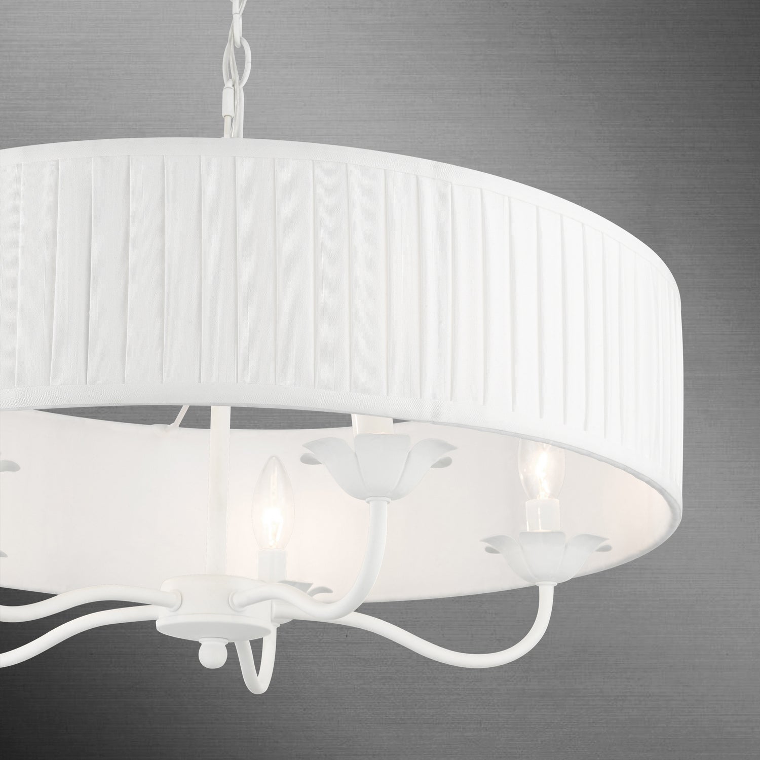 Livex Lighting - 41775-03 - Five Light Pendant - Edinburgh - White