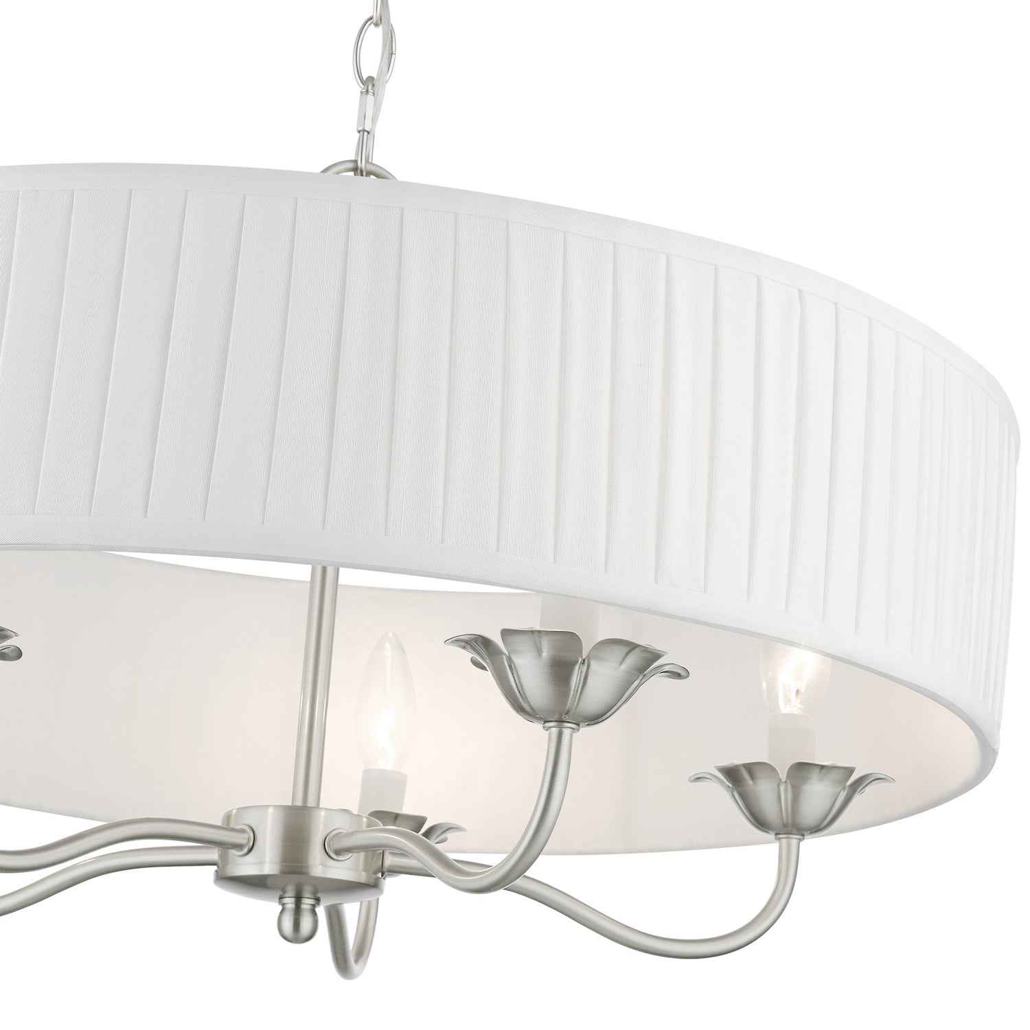 Livex Lighting - 41775-91 - Five Light Pendant - Edinburgh - Brushed Nickel