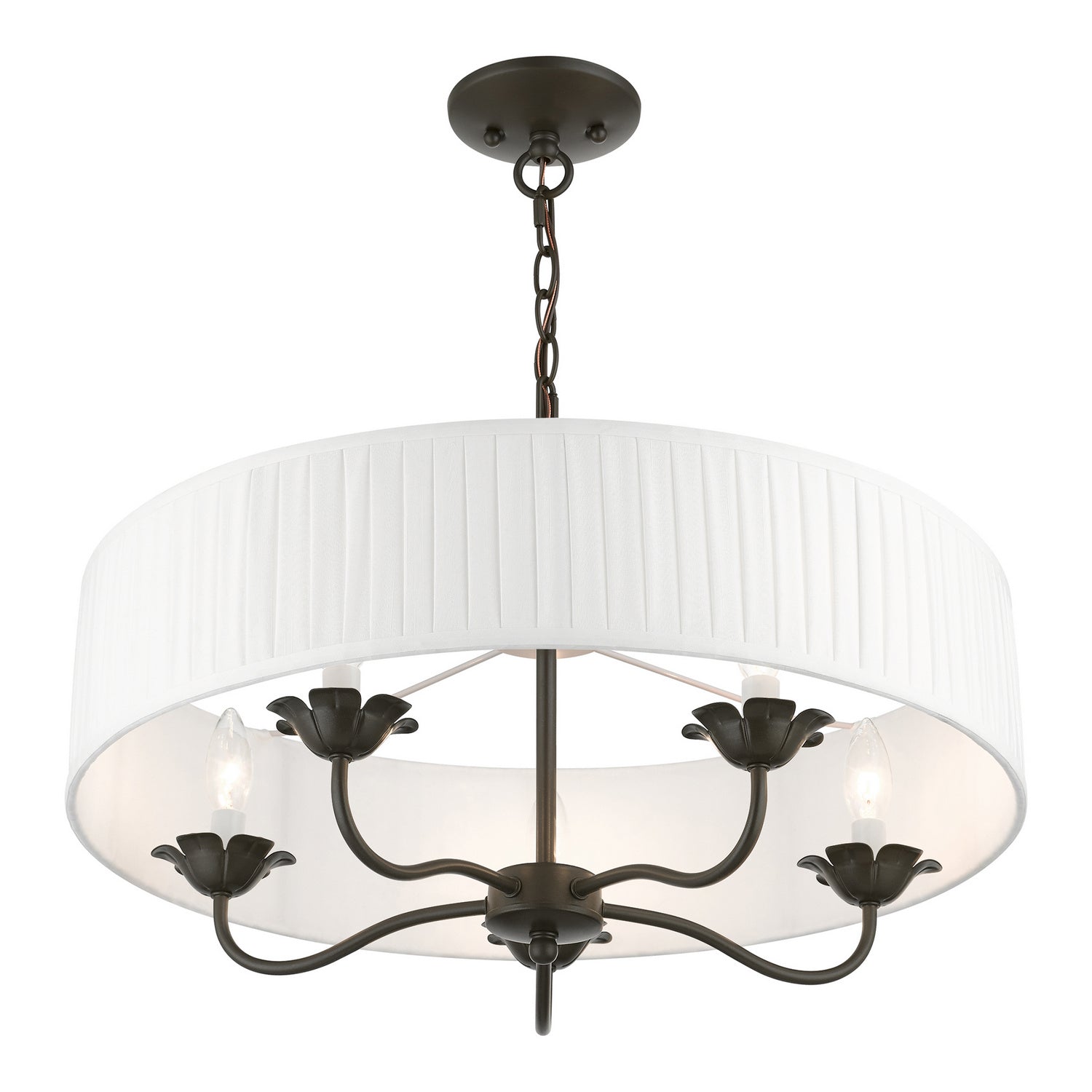 Livex Lighting - 41775-92 - Five Light Pendant - Edinburgh - English Bronze