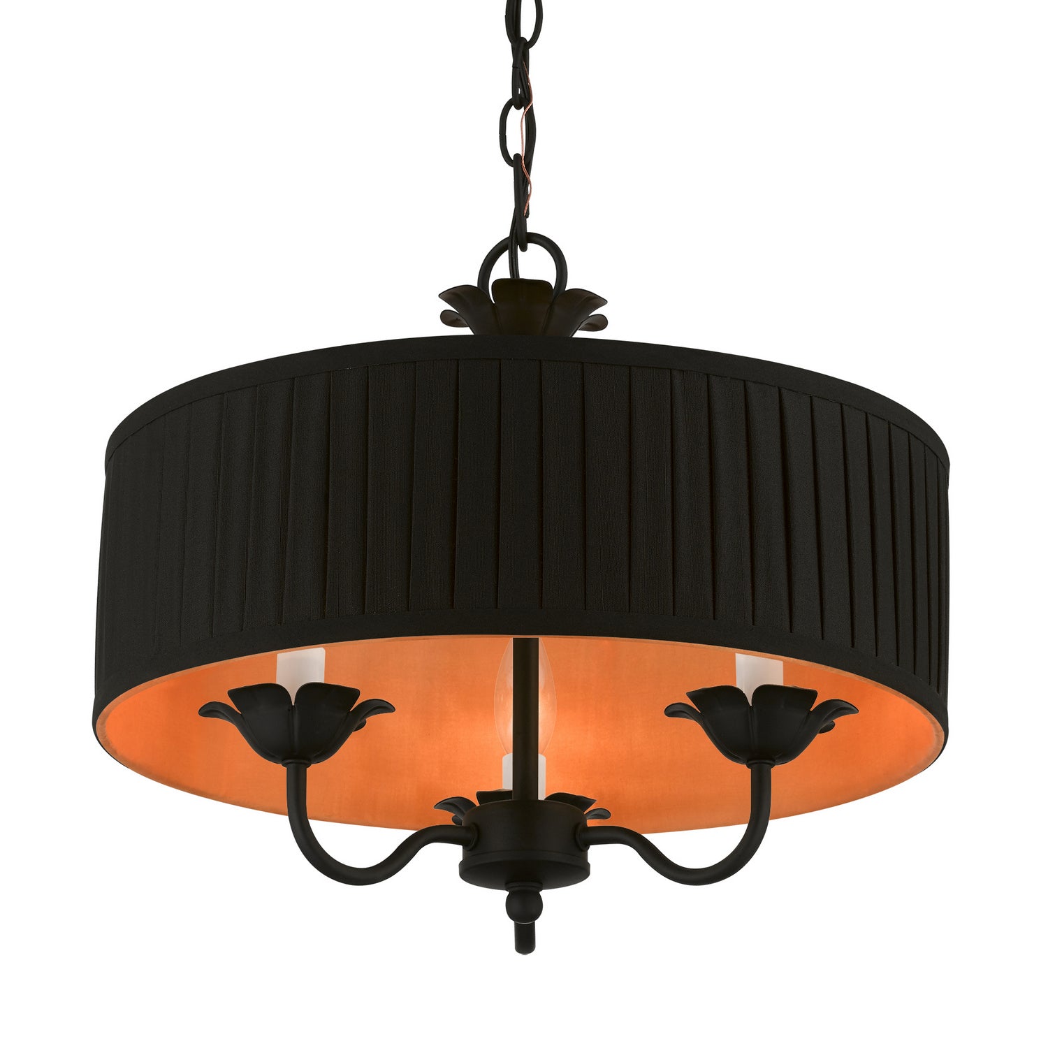 Livex Lighting - 41863-04 - Three Light Pendant - Harrington - Black