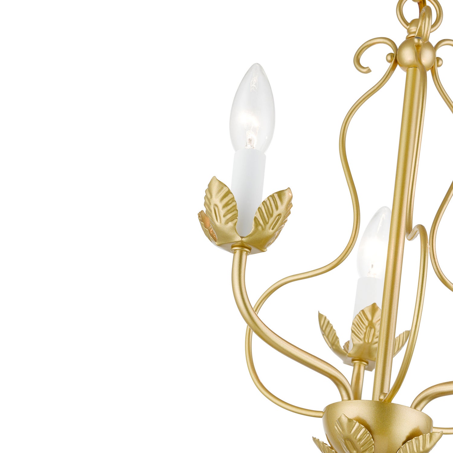 Livex Lighting - 42903-33 - Three Light Chandelier - Katarina - Soft Gold