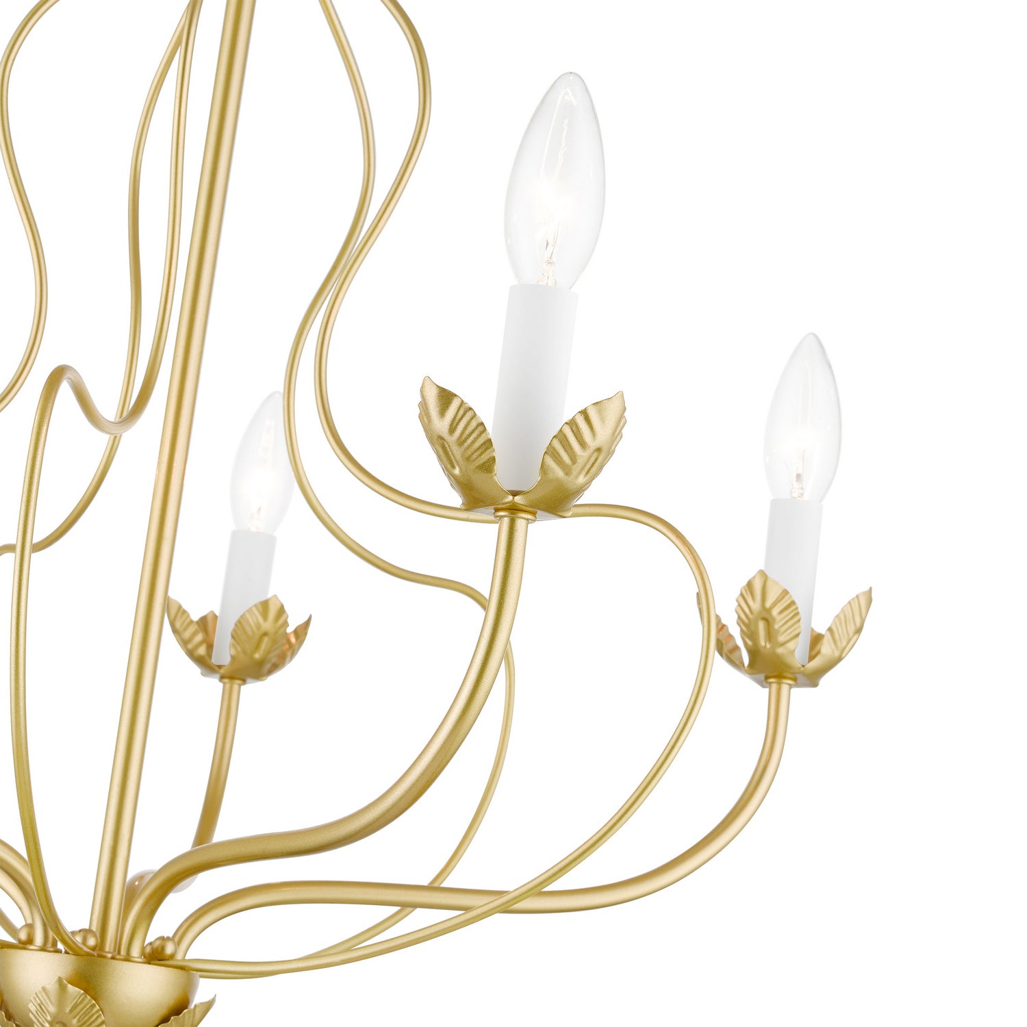 Livex Lighting - 42905-33 - Five Light Chandelier - Katarina - Soft Gold