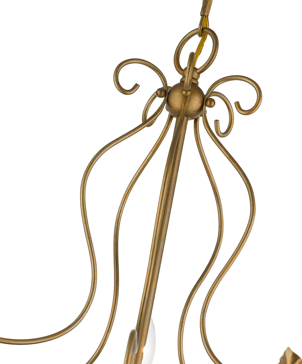 Livex Lighting - 42905-48 - Five Light Chandelier - Katarina - Antique Gold Leaf