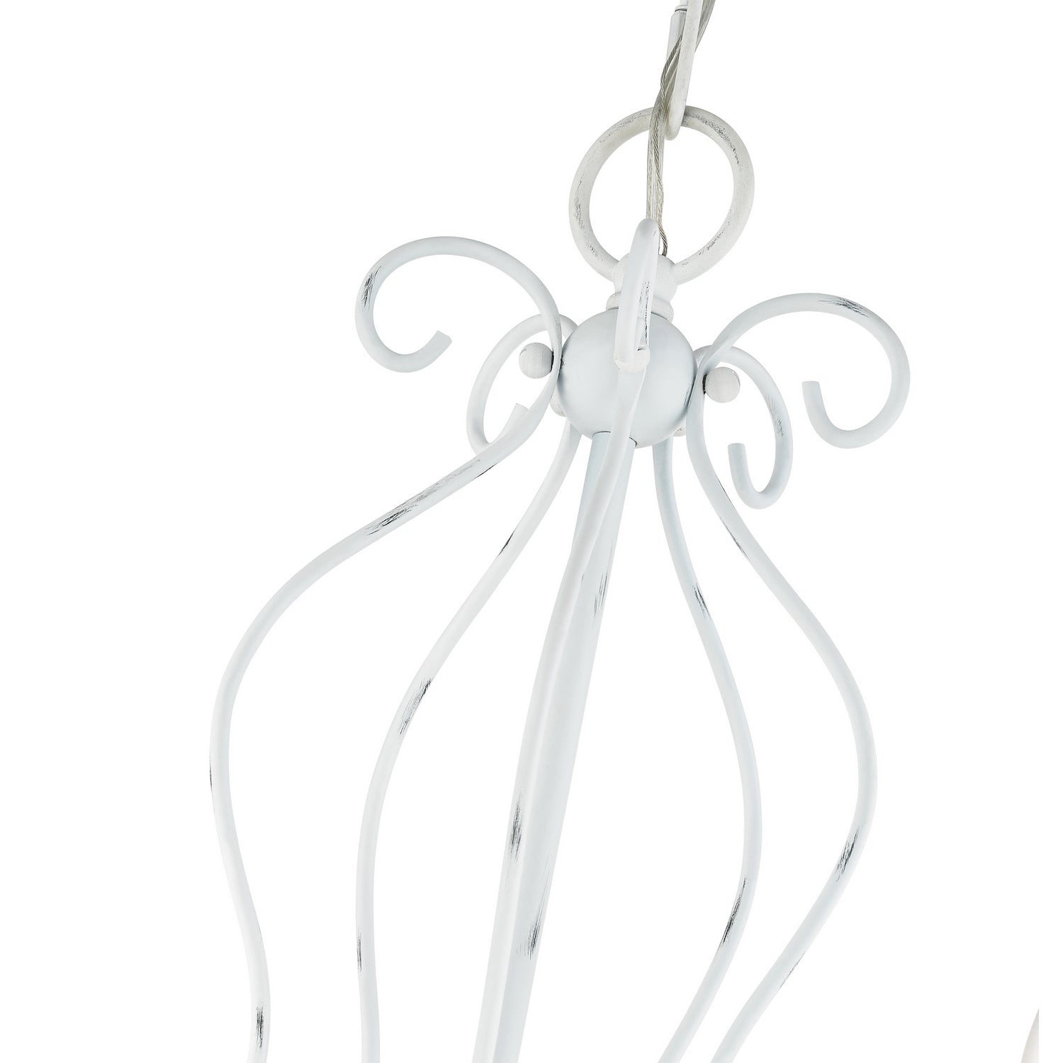 Livex Lighting - 42905-60 - Five Light Chandelier - Katarina - Antique White w/ Antique Brasss