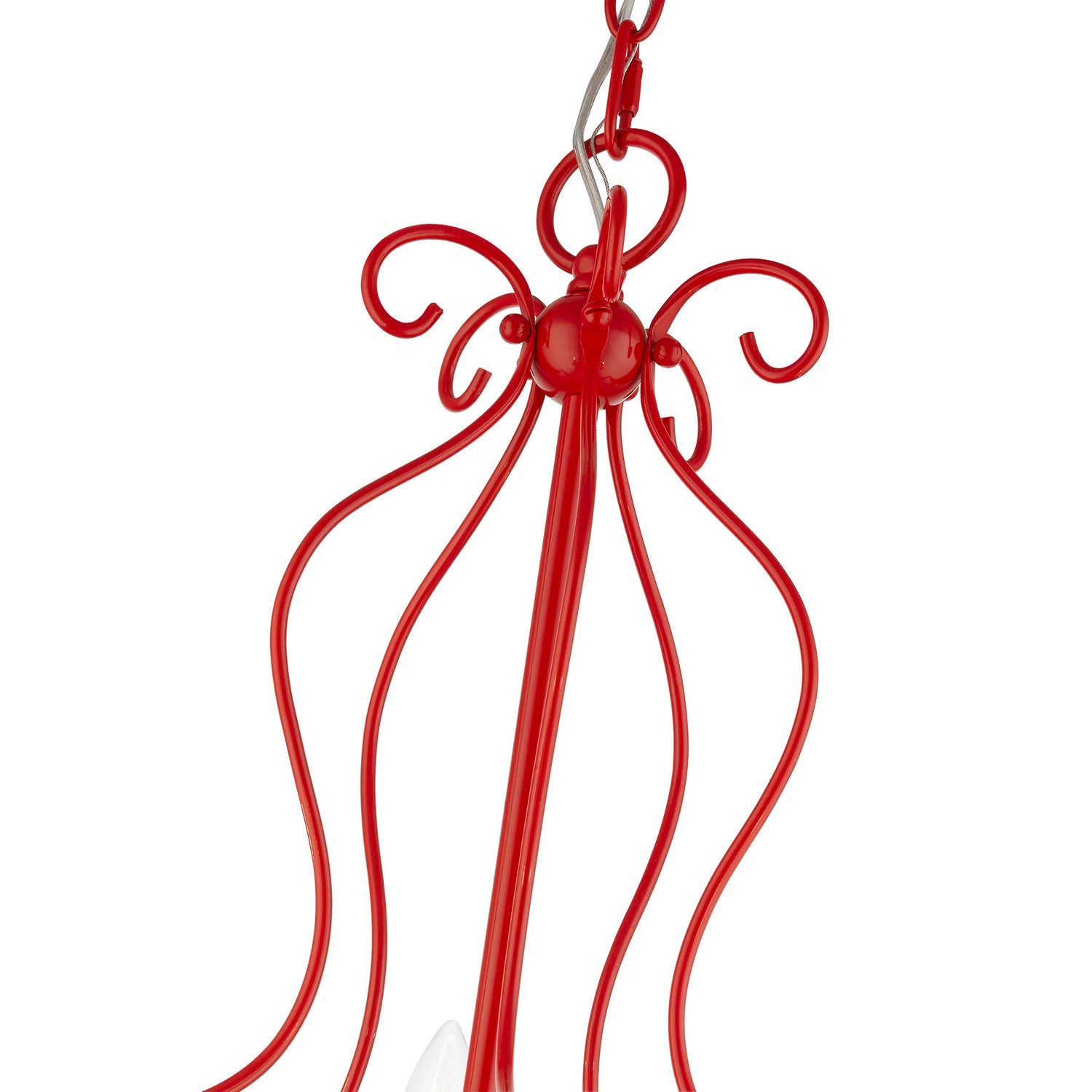 Livex Lighting - 42905-72 - Five Light Chandelier - Katarina - Shiny Red