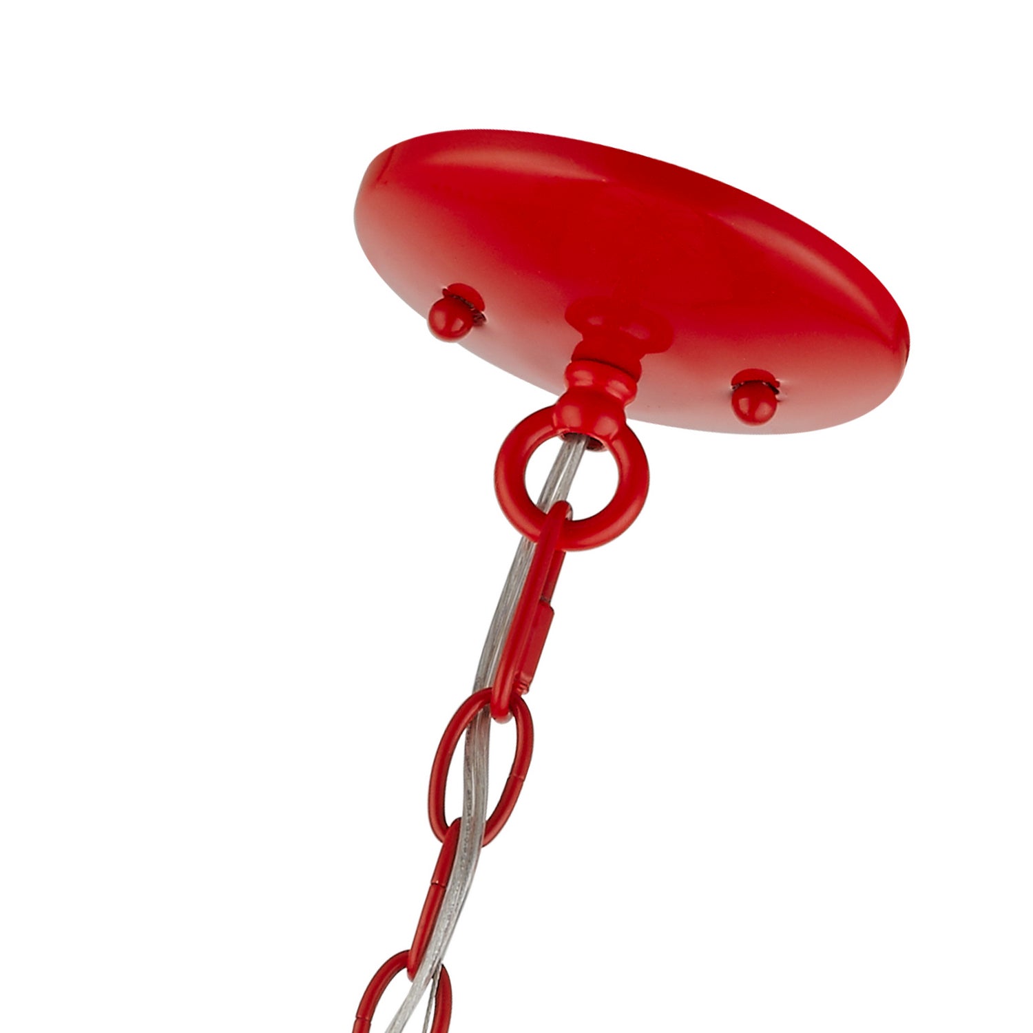 Livex Lighting - 42905-72 - Five Light Chandelier - Katarina - Shiny Red