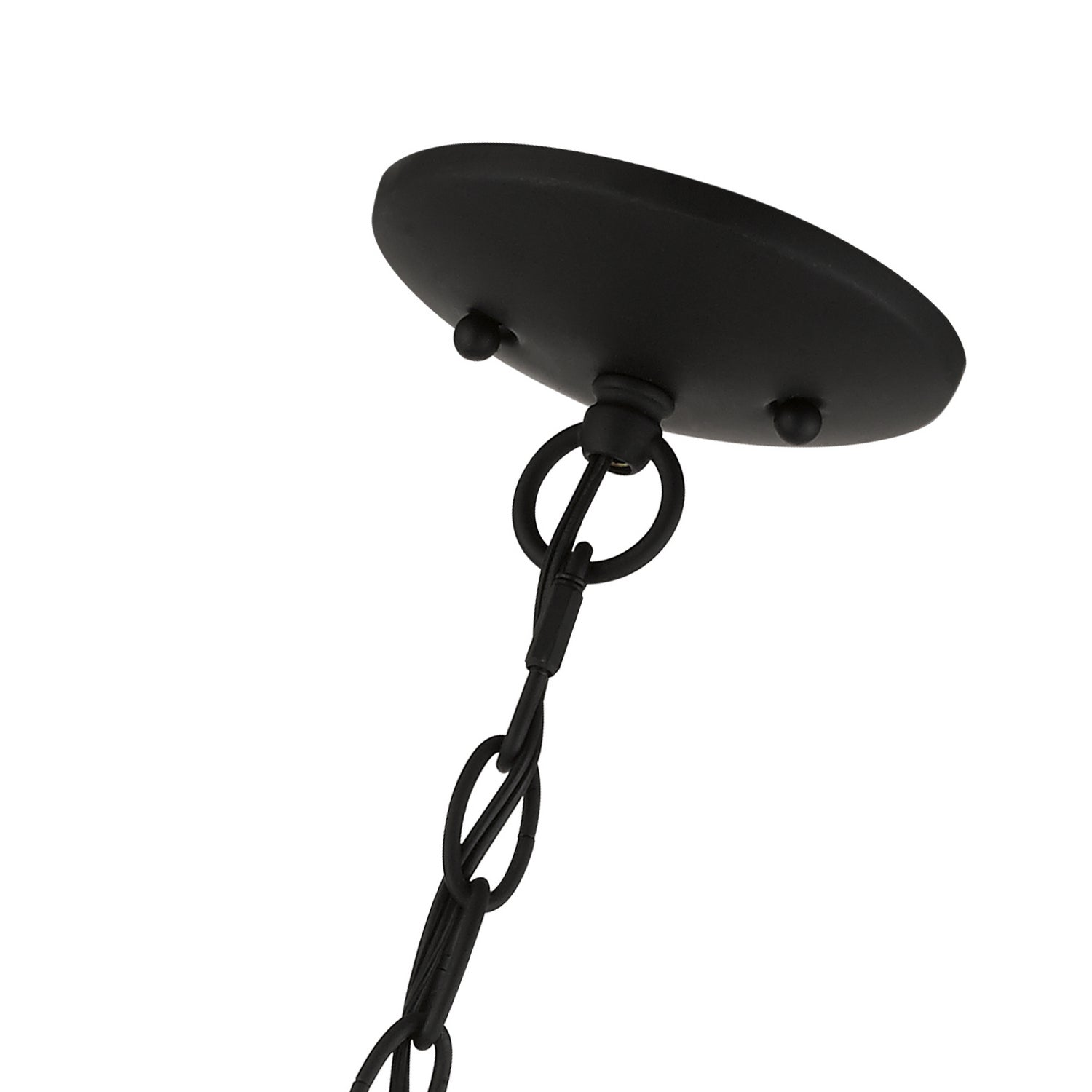 Livex Lighting - 42907-04 - Seven Light Chandelier - Katarina - Black w/ Antique Brasss