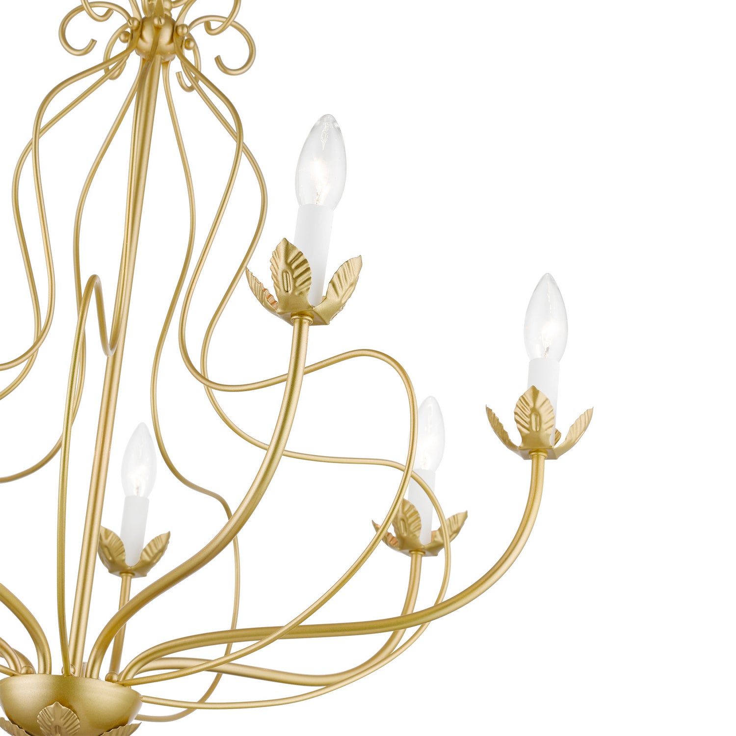 Livex Lighting - 42907-33 - Seven Light Chandelier - Katarina - Soft Gold