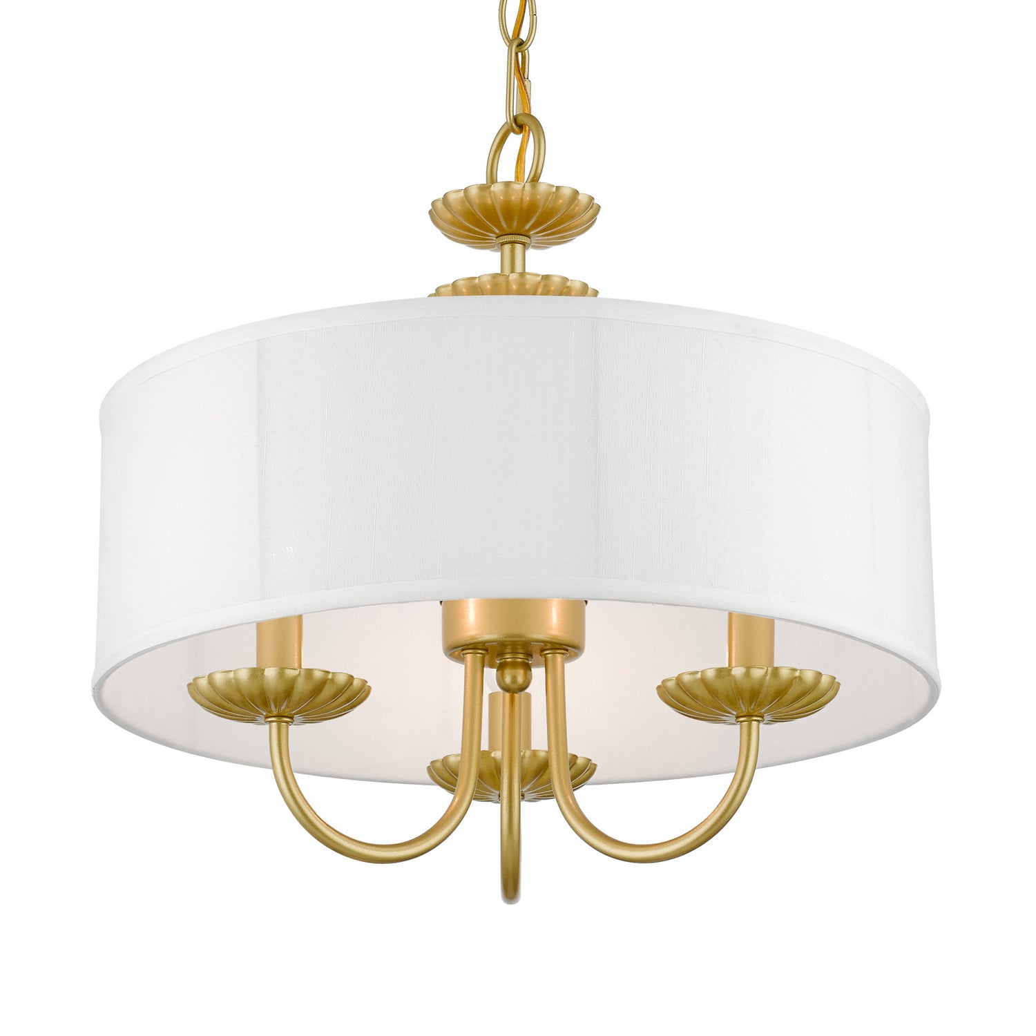 Livex Lighting - 42983-33 - Three Light Pendant - Brookdale - Soft Gold