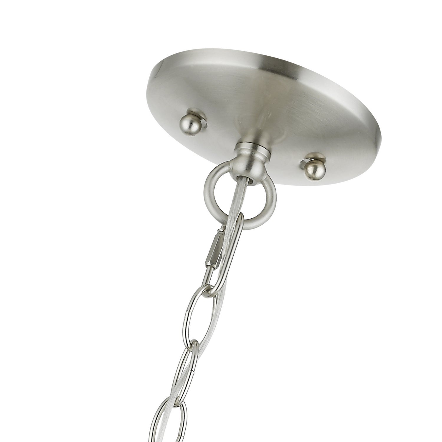 Livex Lighting - 42985-91 - Five Light Pendant - Brookdale - Brushed Nickel