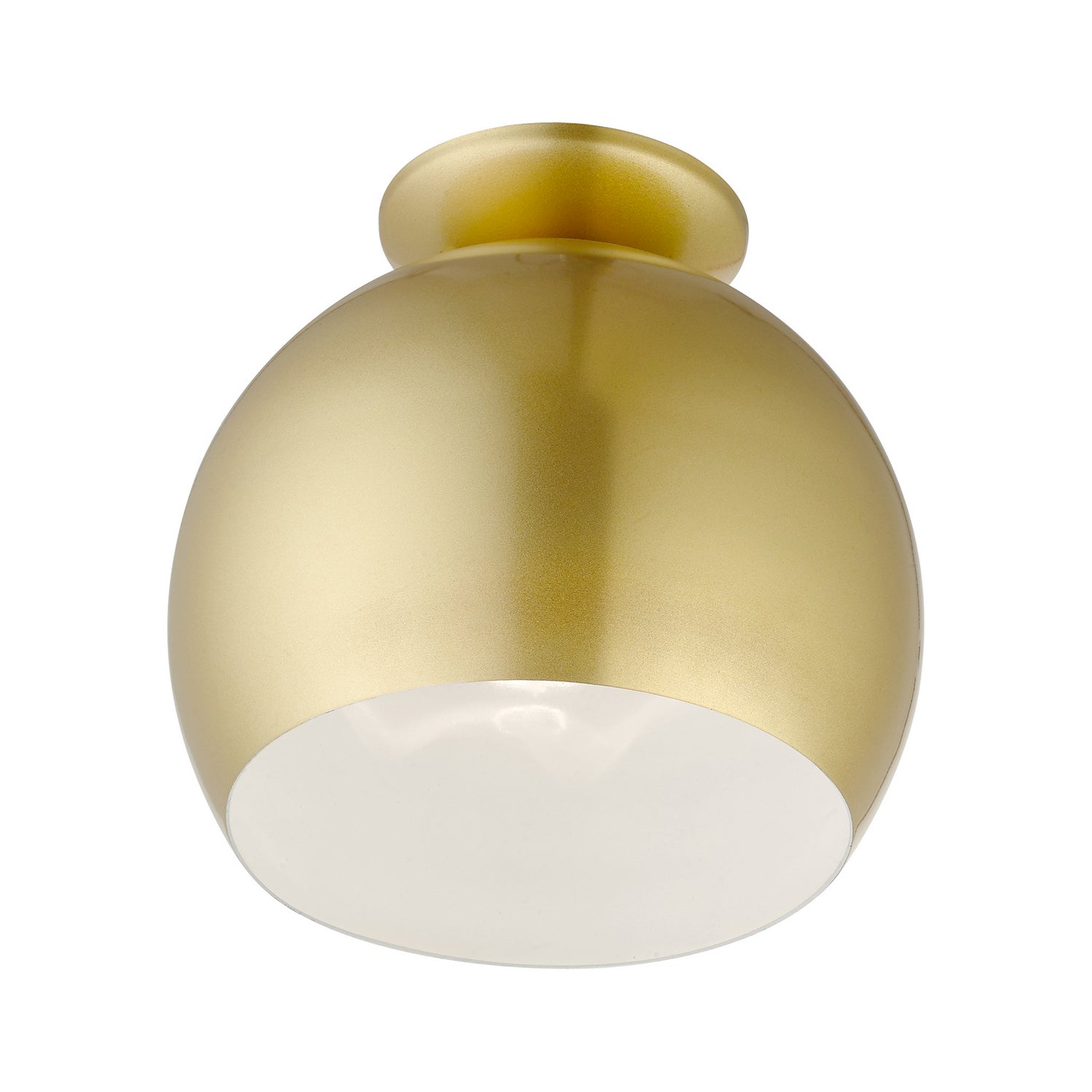 Livex Lighting - 43390-33 - One Light Semi-Flush Mount - Piedmont - Soft Gold