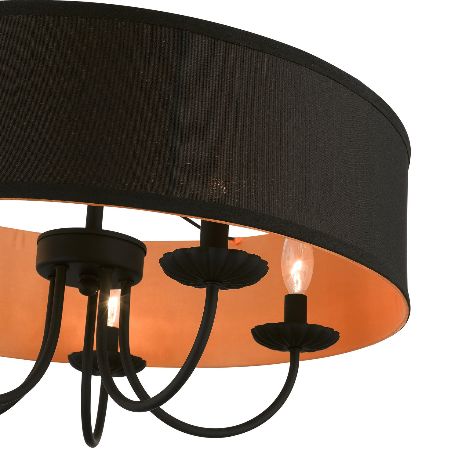 Livex Lighting - 45125-04 - Five Light Pendant - Winchester - Black