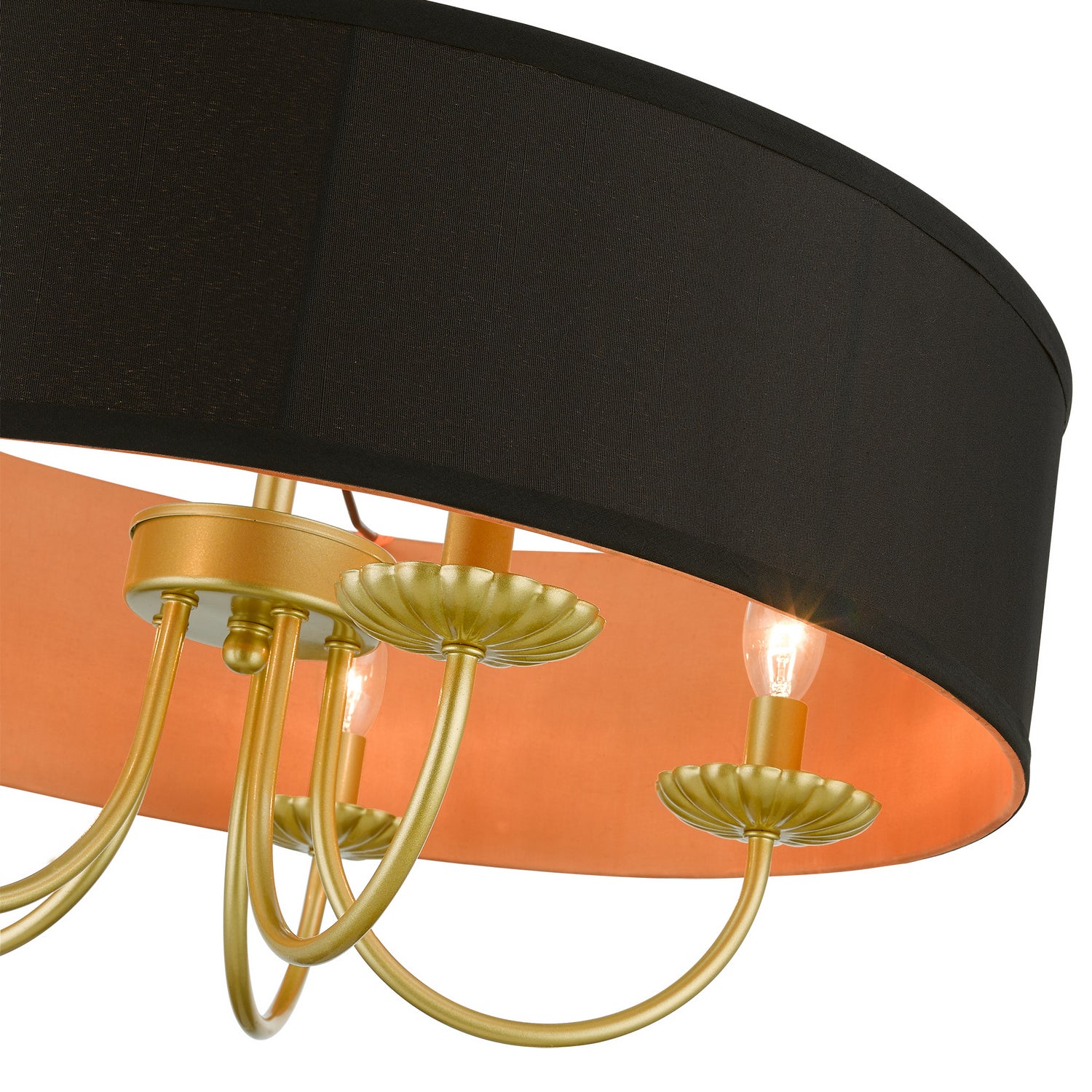 Livex Lighting - 45125-33 - Five Light Pendant - Winchester - Soft Gold