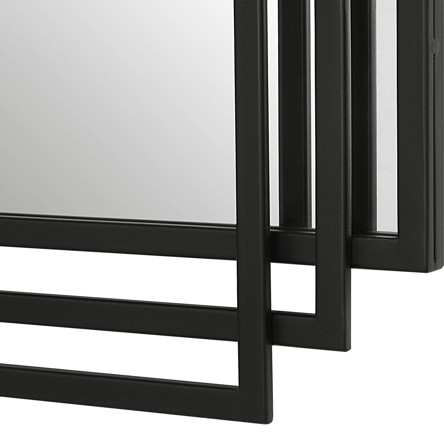 Uttermost - 09768 - Mirror - Amherst - Matte Black