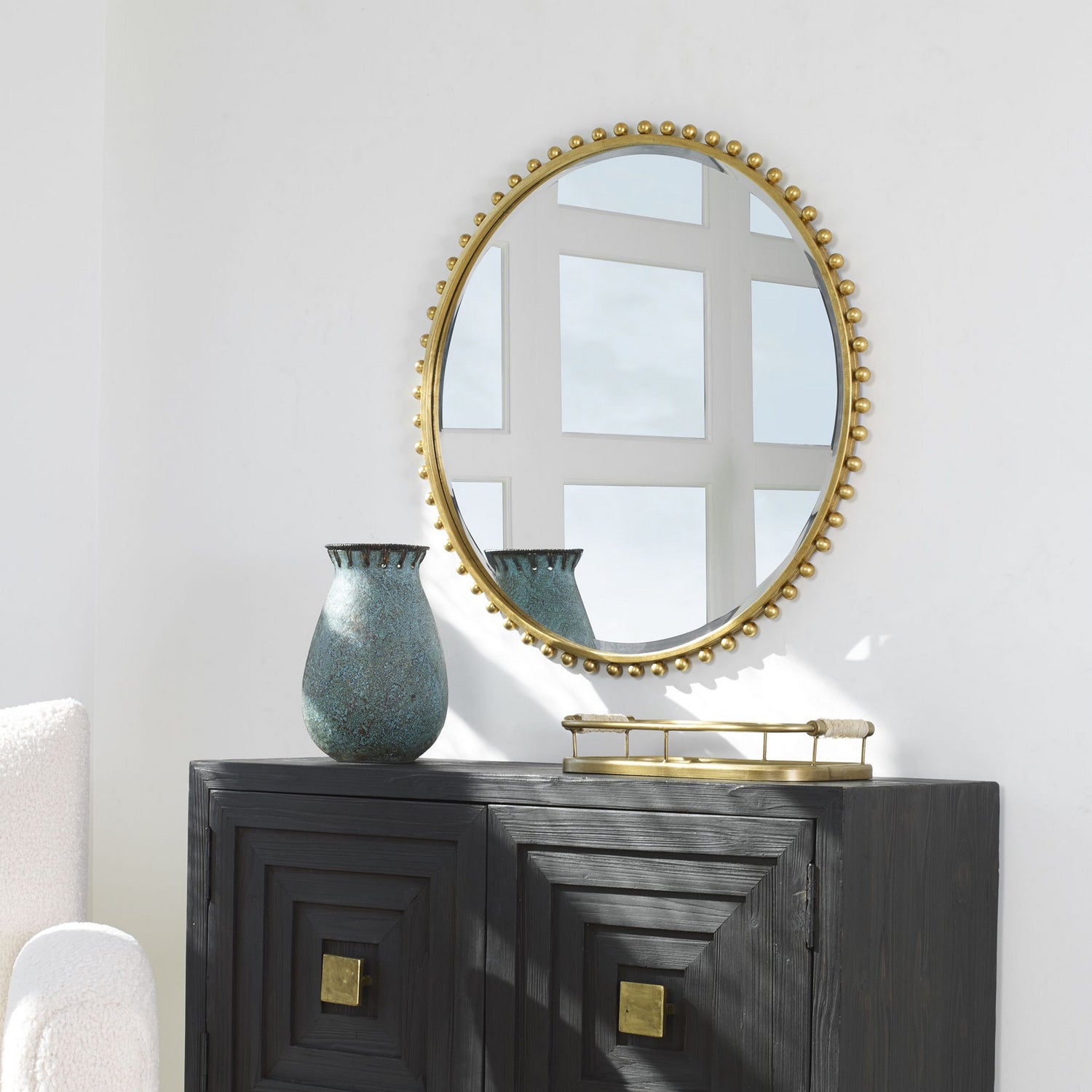 Uttermost - 09777 - Mirror - Taza - Gold Leaf