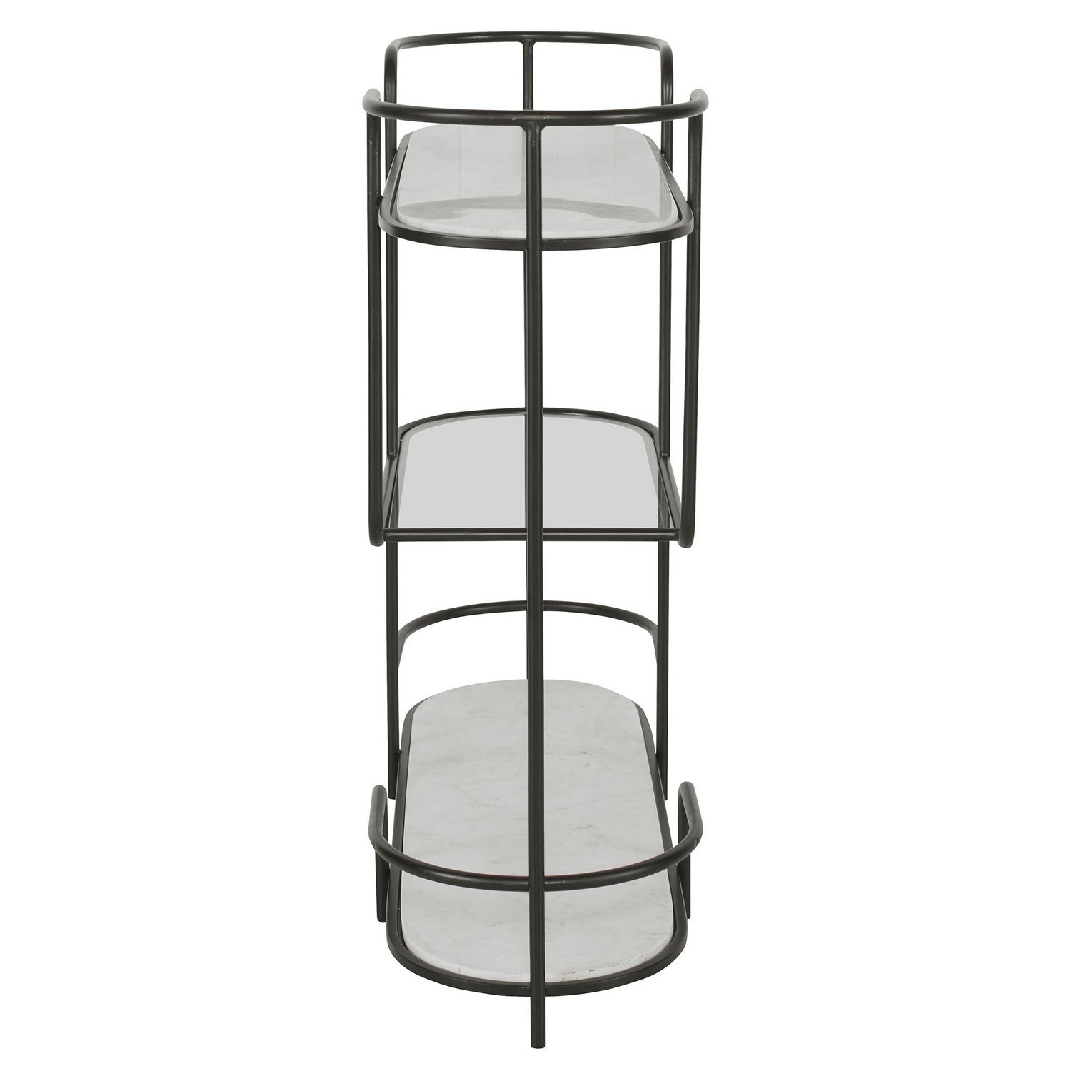 Uttermost - 25174 - Bar Console - Trolley Bar - Satin Black