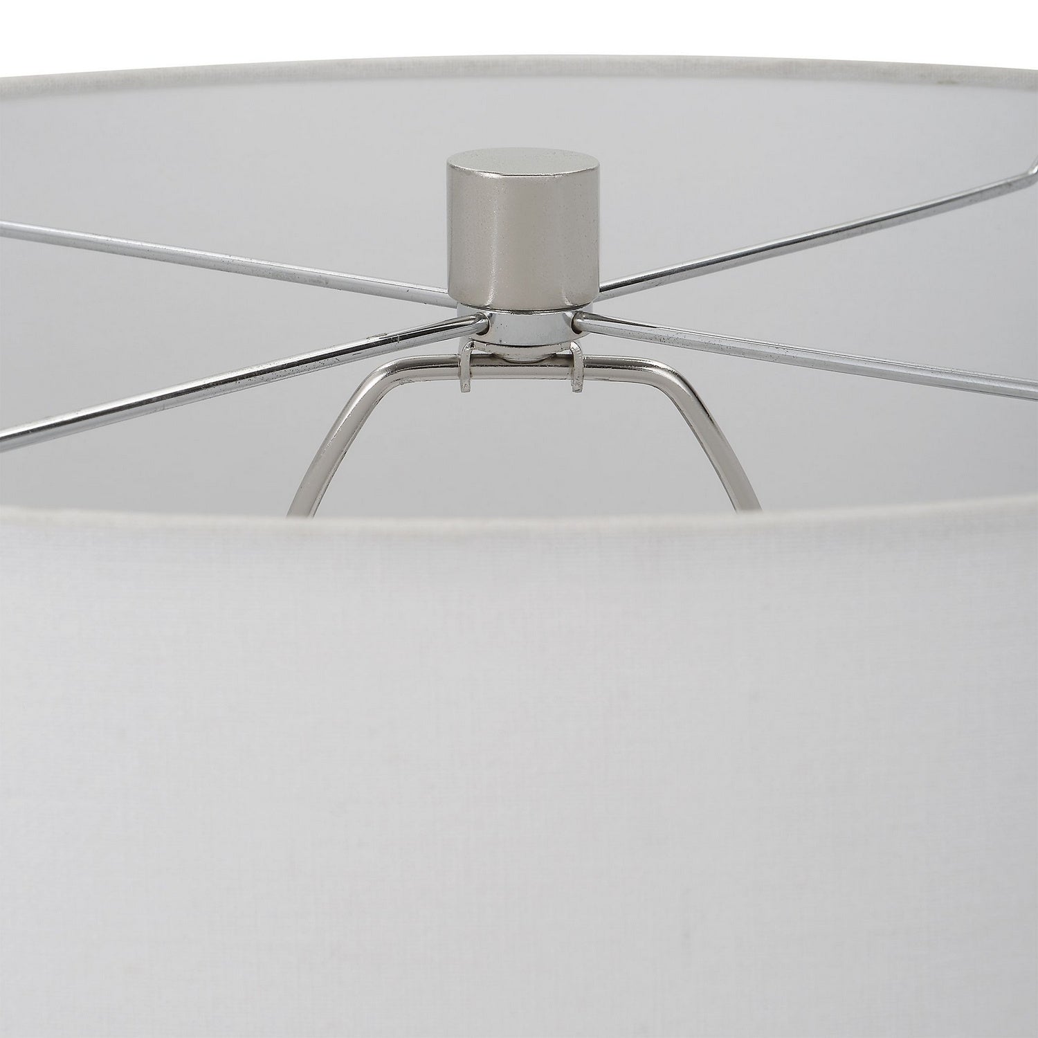 Uttermost - 30038 - One Light Table Lamp - Albany - Brushed Nickel
