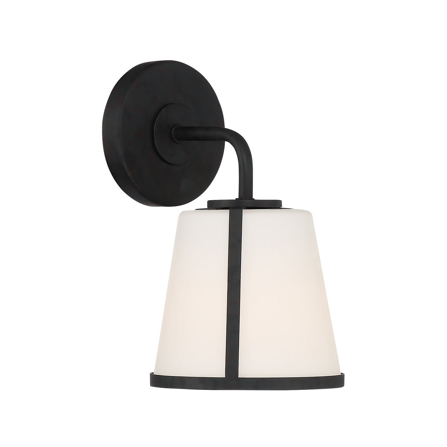 Crystorama - FUL-911-BK - One Light Wall Sconce - Fulton - Black