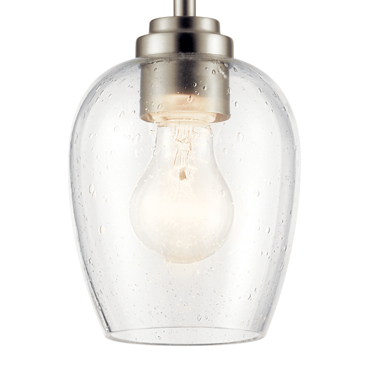 Kichler - 44380NICS - One Light Mini Pendant - Valserrano - Brushed Nickel