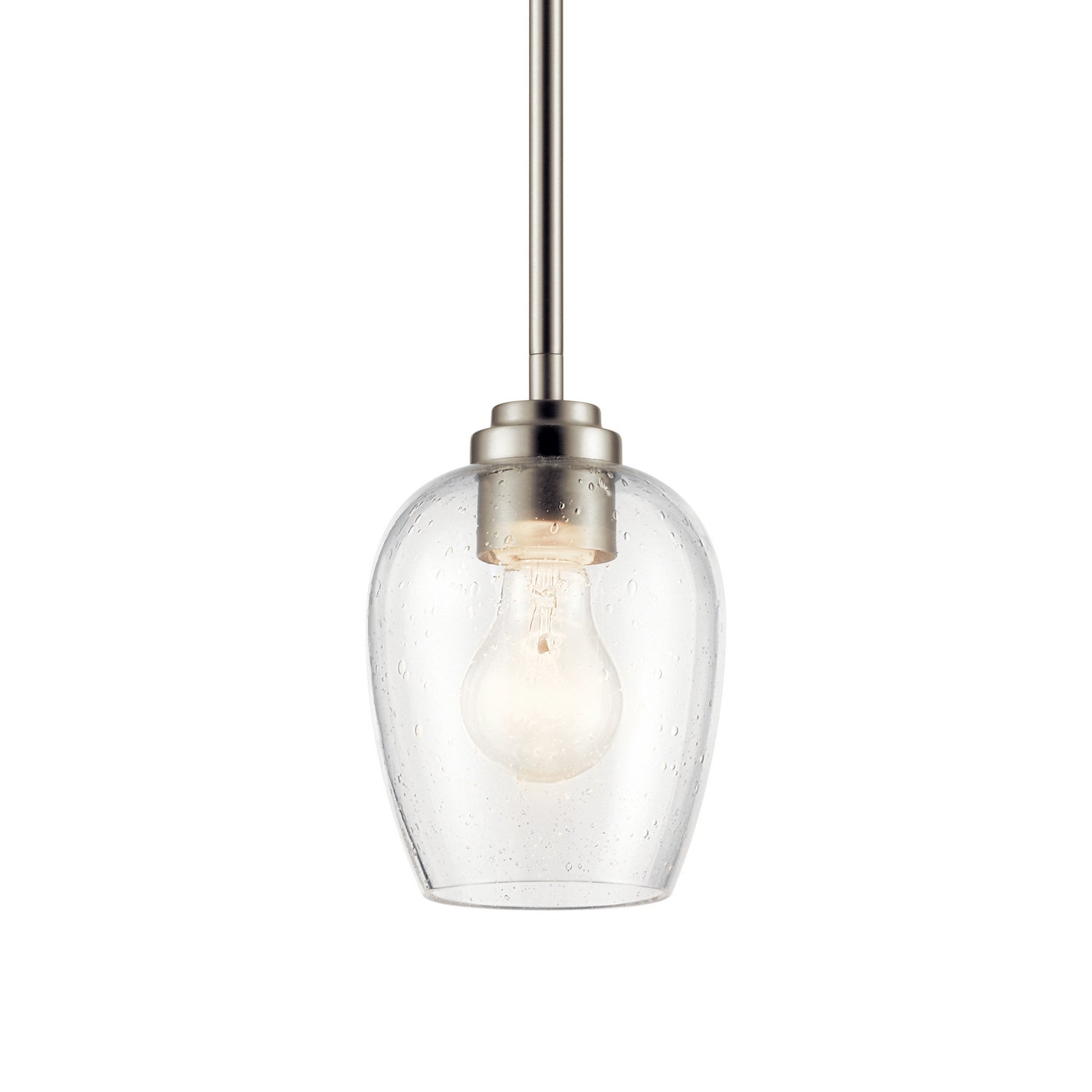 Kichler - 44380NICS - One Light Mini Pendant - Valserrano - Brushed Nickel
