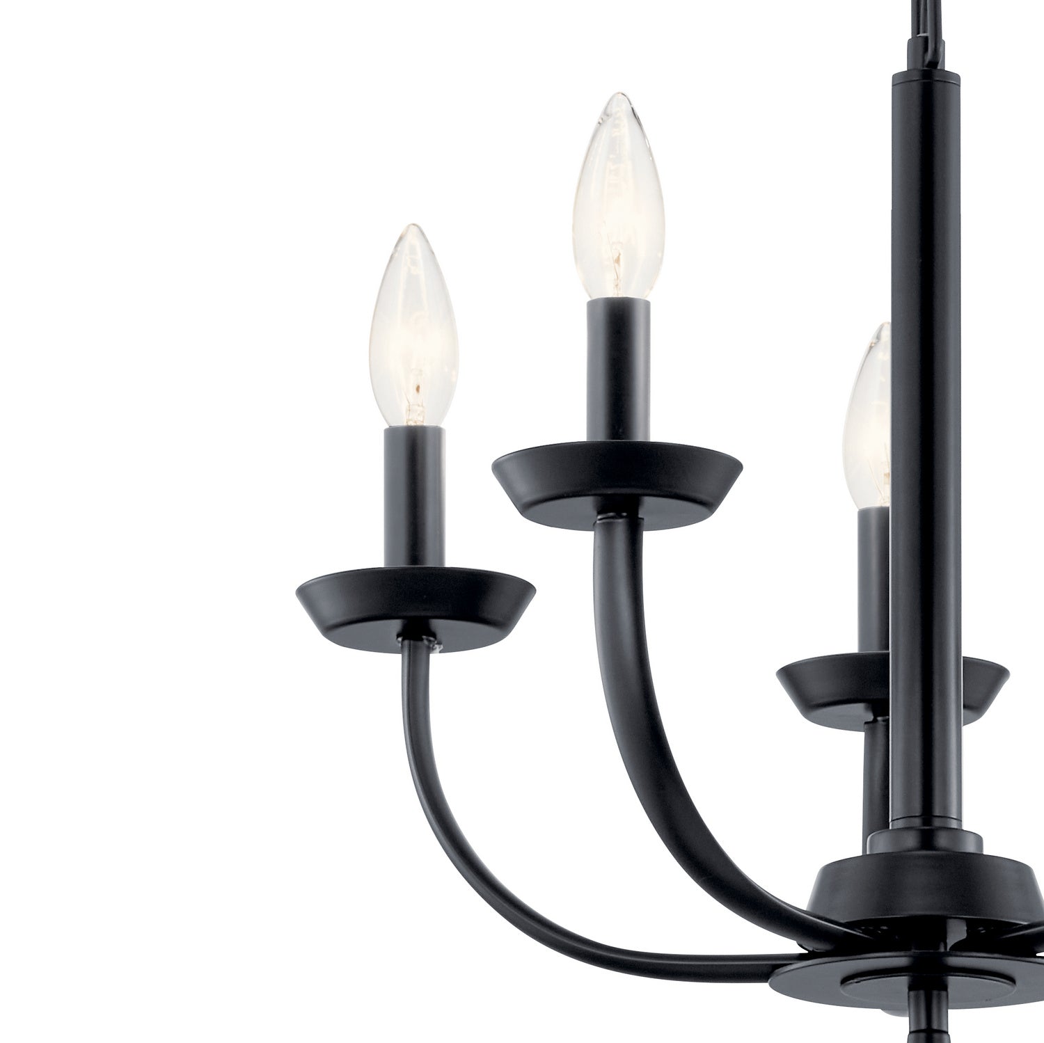 Kichler - 52385BK - Five Light Chandelier - Kennewick - Black