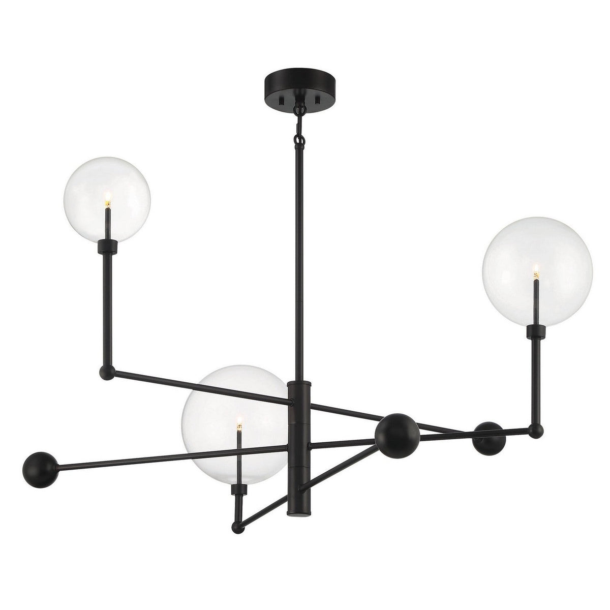 Meridian - M100100ORB - LED Chandelier - English Bronze