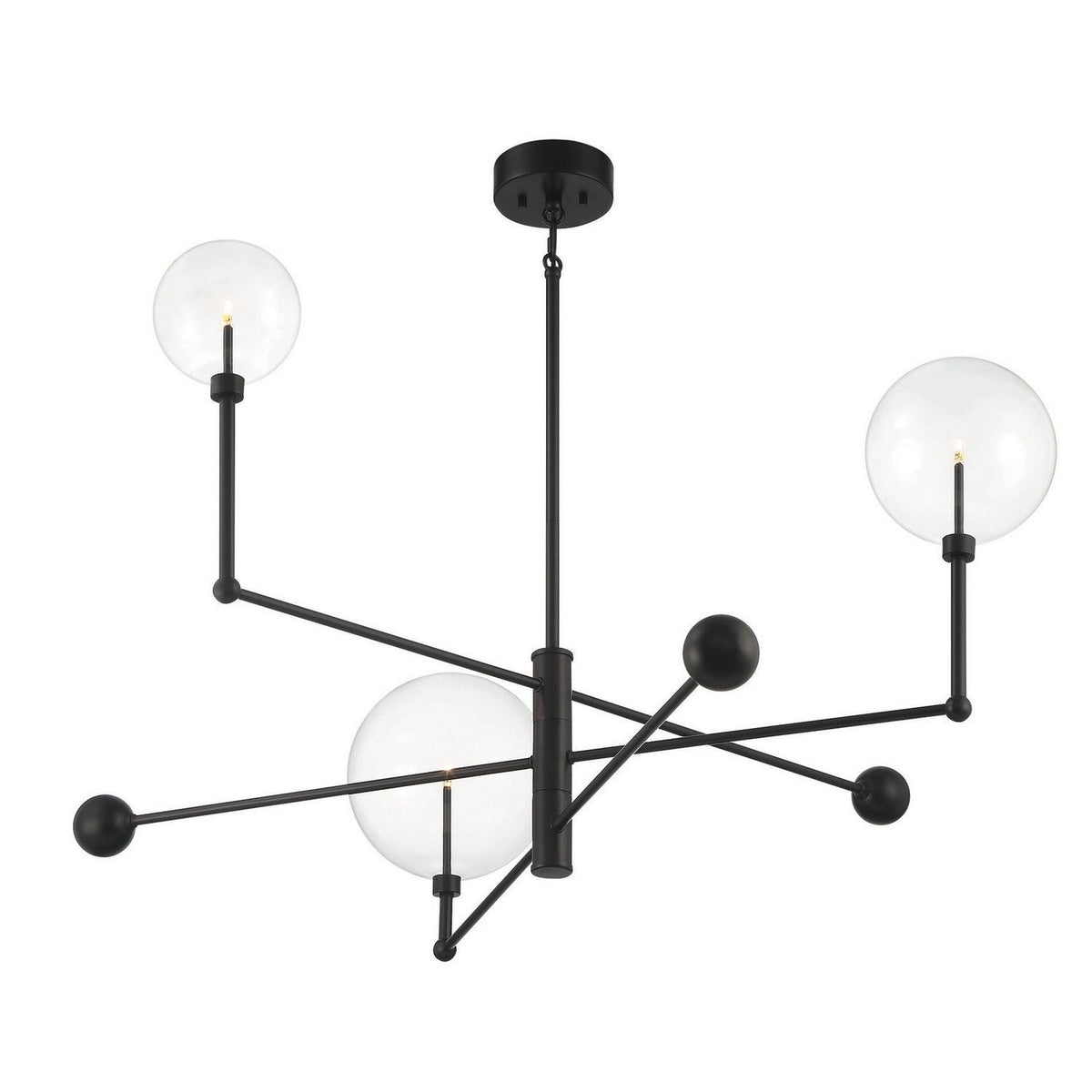 Meridian - M100100ORB - LED Chandelier - English Bronze
