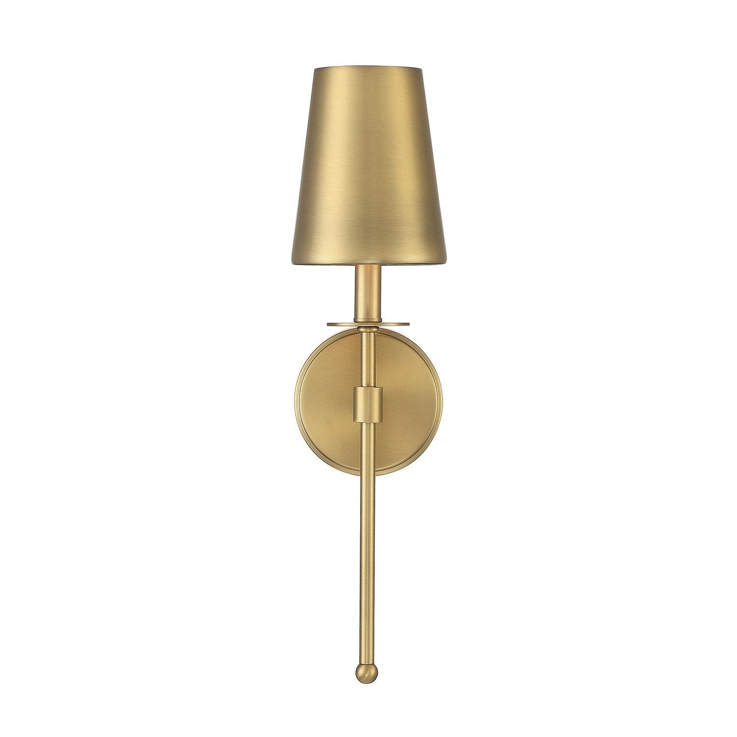 Meridian - M90084NB - One Light Wall Sconce - Natural Brass