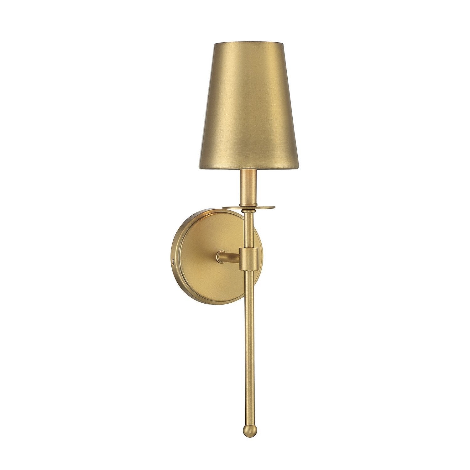 Meridian - M90084NB - One Light Wall Sconce - Natural Brass
