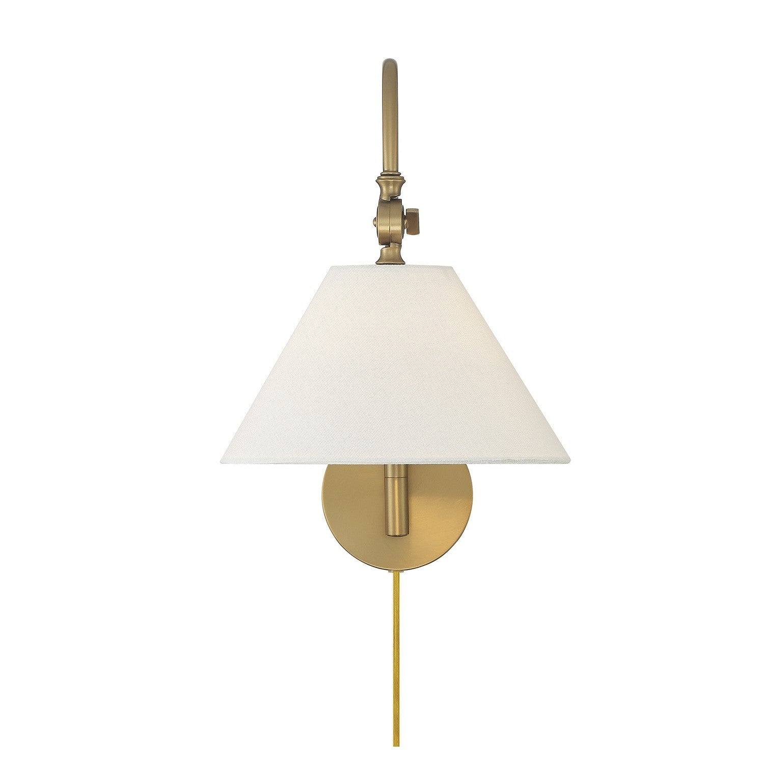 Meridian - M90085NB - One Light Wall Sconce - Natural Brass
