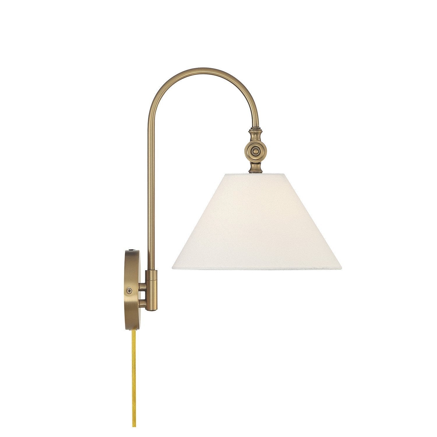 Meridian - M90085NB - One Light Wall Sconce - Natural Brass