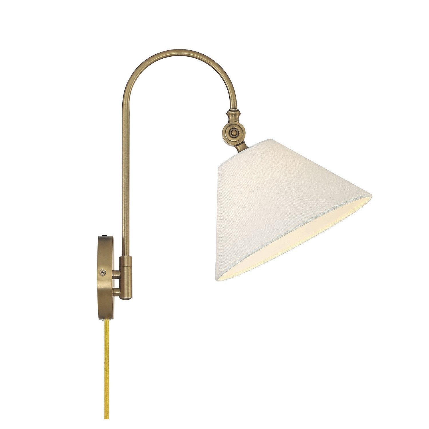 Meridian - M90085NB - One Light Wall Sconce - Natural Brass