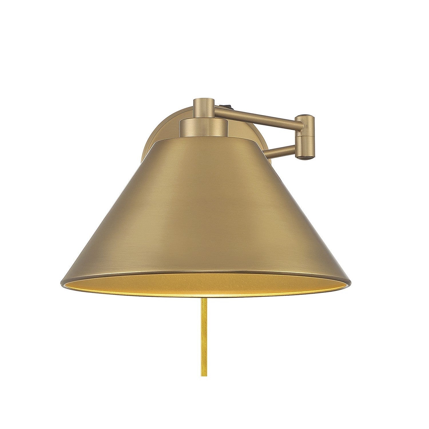 Meridian - M90086NB - One Light Wall Sconce - Natural Brass