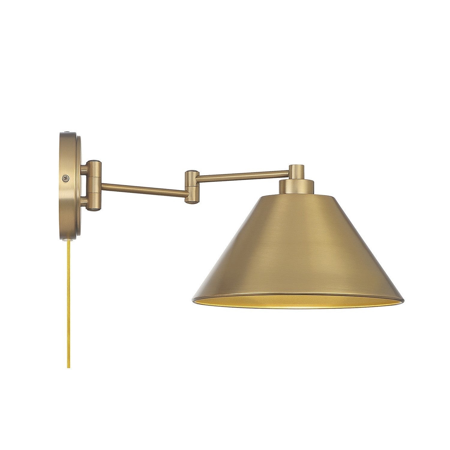 Meridian - M90086NB - One Light Wall Sconce - Natural Brass