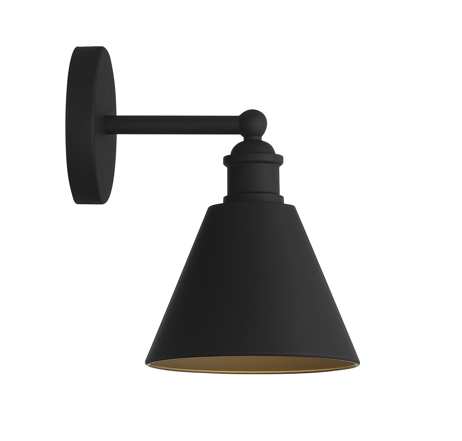 Meridian - M90087MBK - One Light Wall Sconce - Matte Black