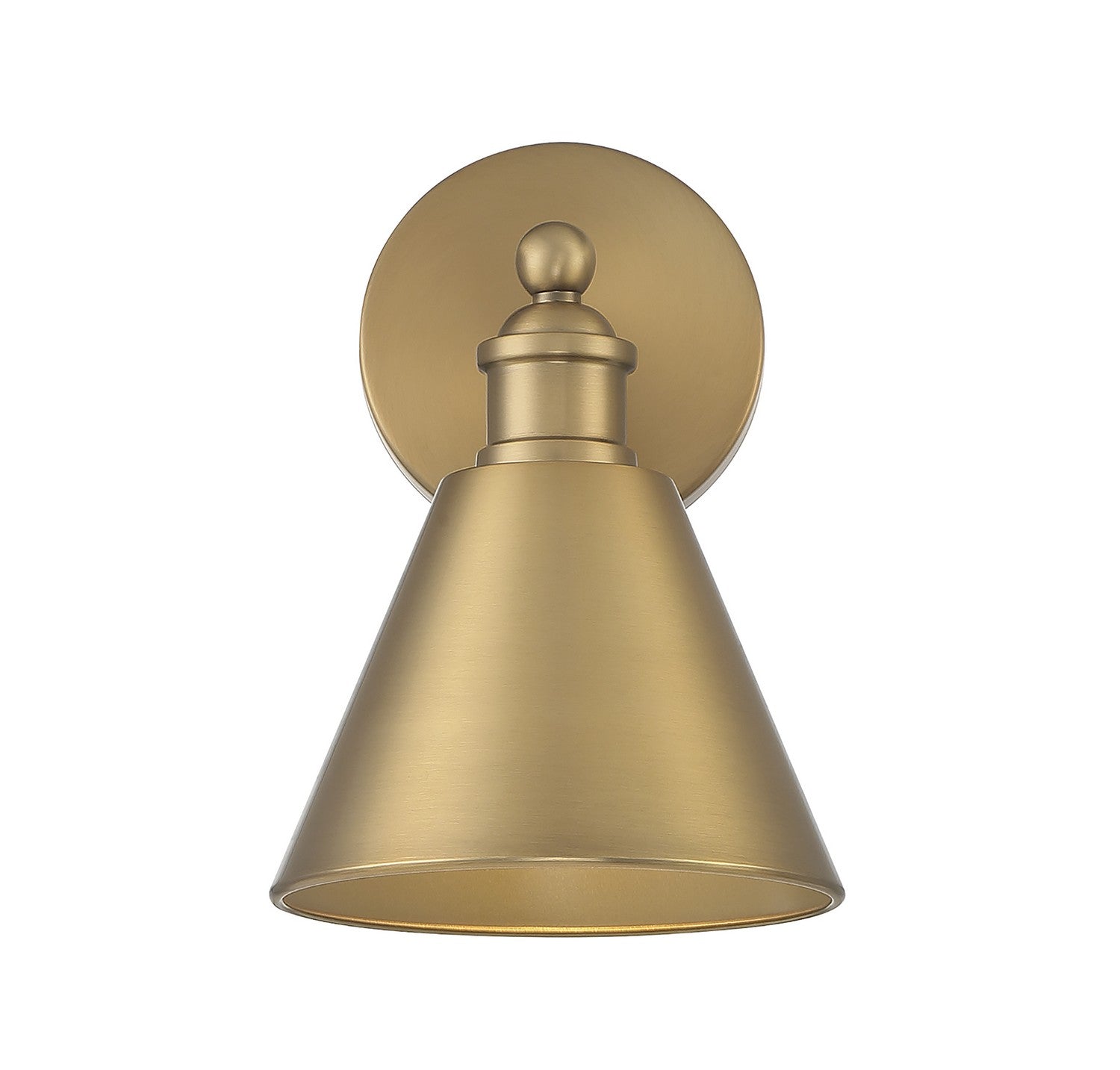 Meridian - M90087NB - One Light Wall Sconce - Natural Brass