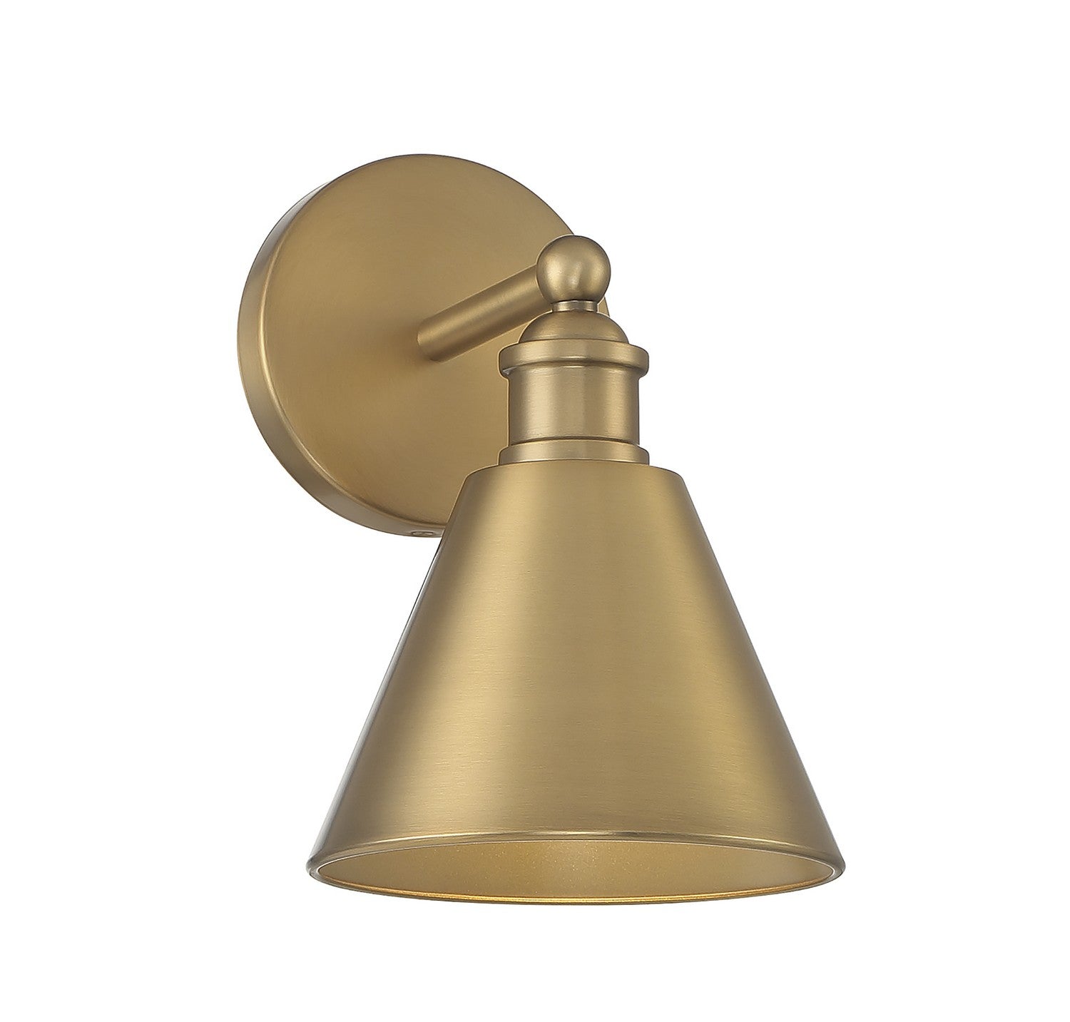 Meridian - M90087NB - One Light Wall Sconce - Natural Brass